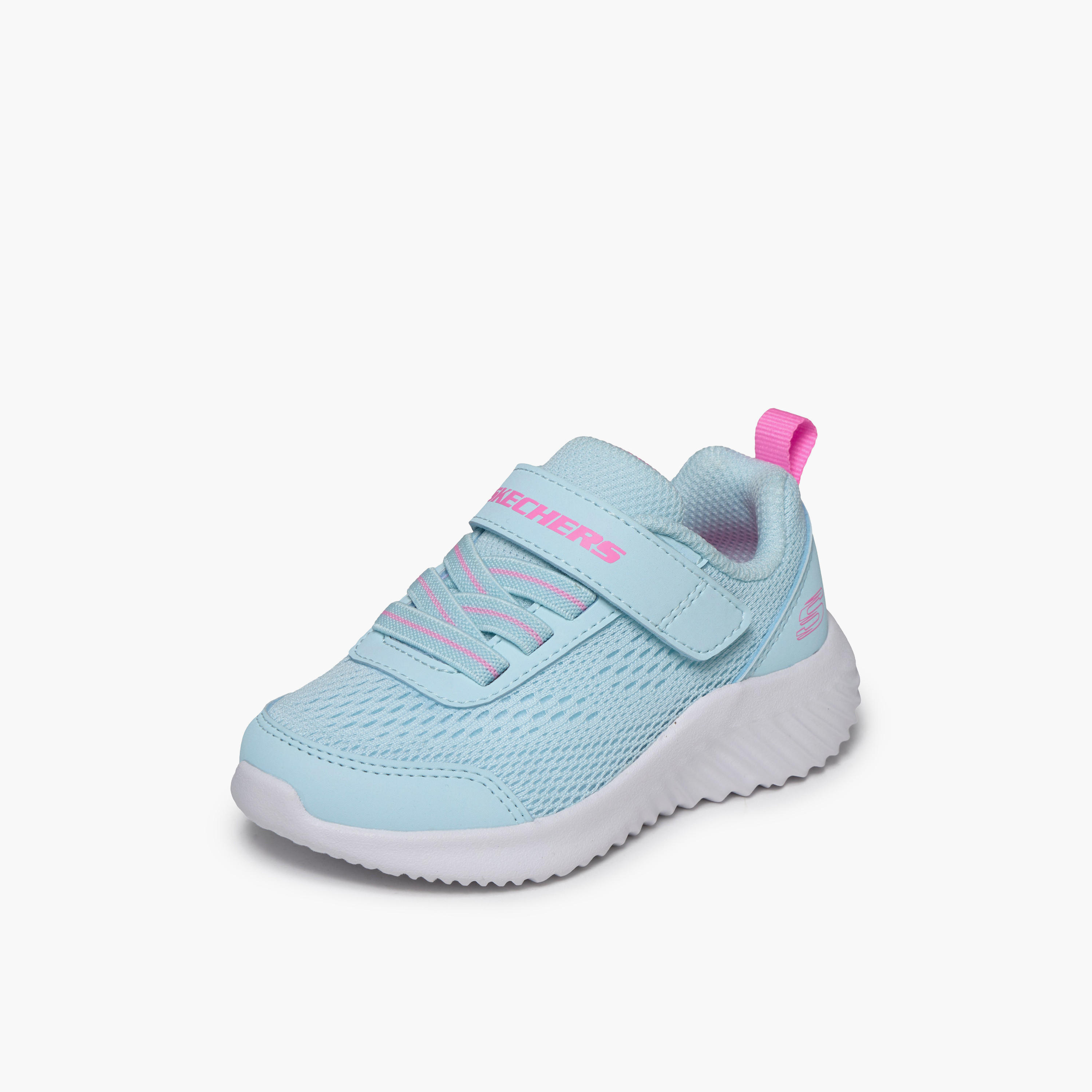 Skechers Girls BOUNDER Hook & Loop Sneakers-girls-shoes-sneakers-image-4