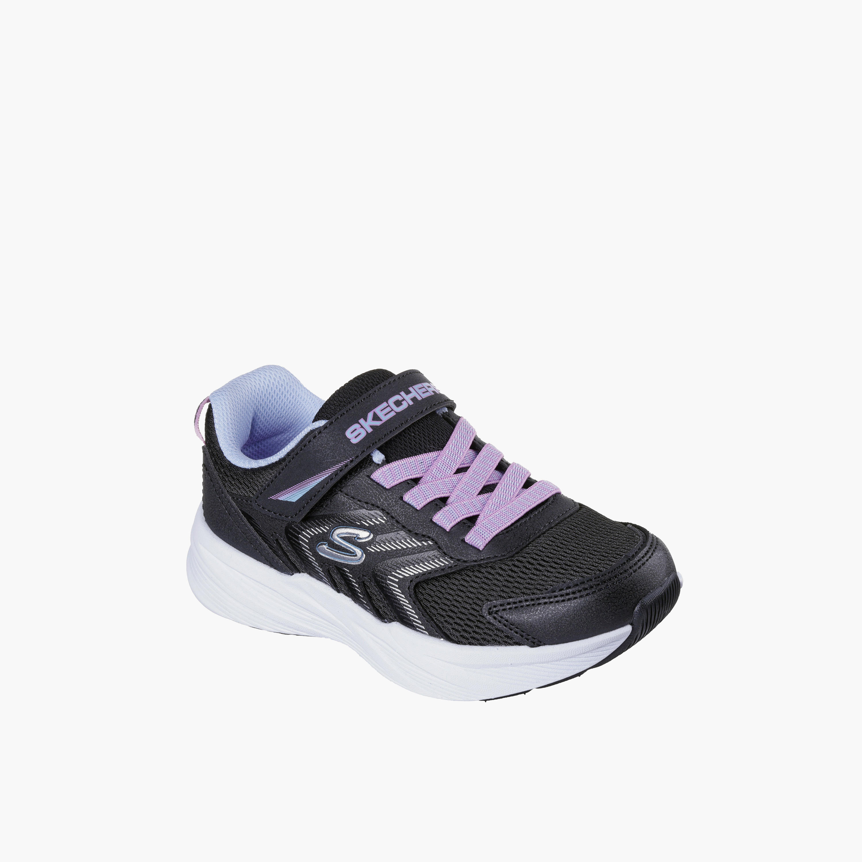 Skechers Girls MICROSPEC TREAD Hook & Loop Sneakers-girls-shoes-sneakers-image-1