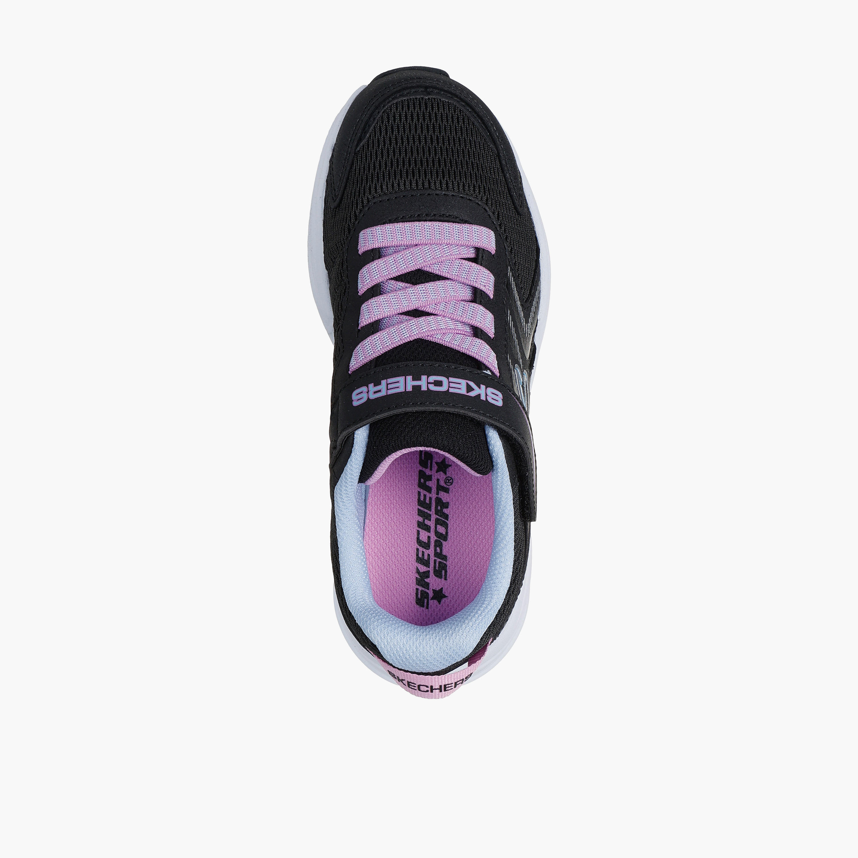 Skechers Girls MICROSPEC TREAD Hook & Loop Sneakers-girls-shoes-sneakers-image-3