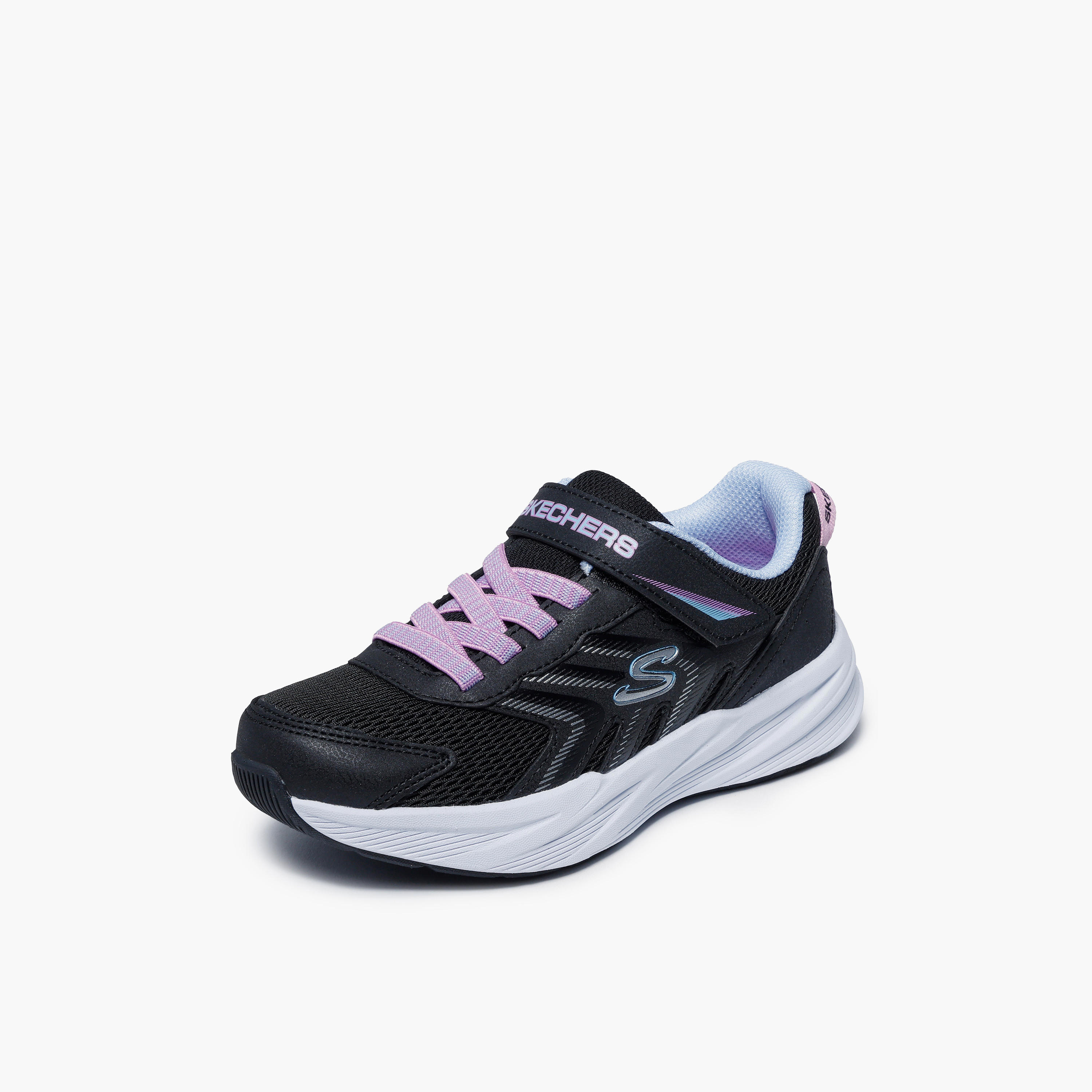 Skechers Girls MICROSPEC TREAD Hook & Loop Sneakers-girls-shoes-sneakers-image-5