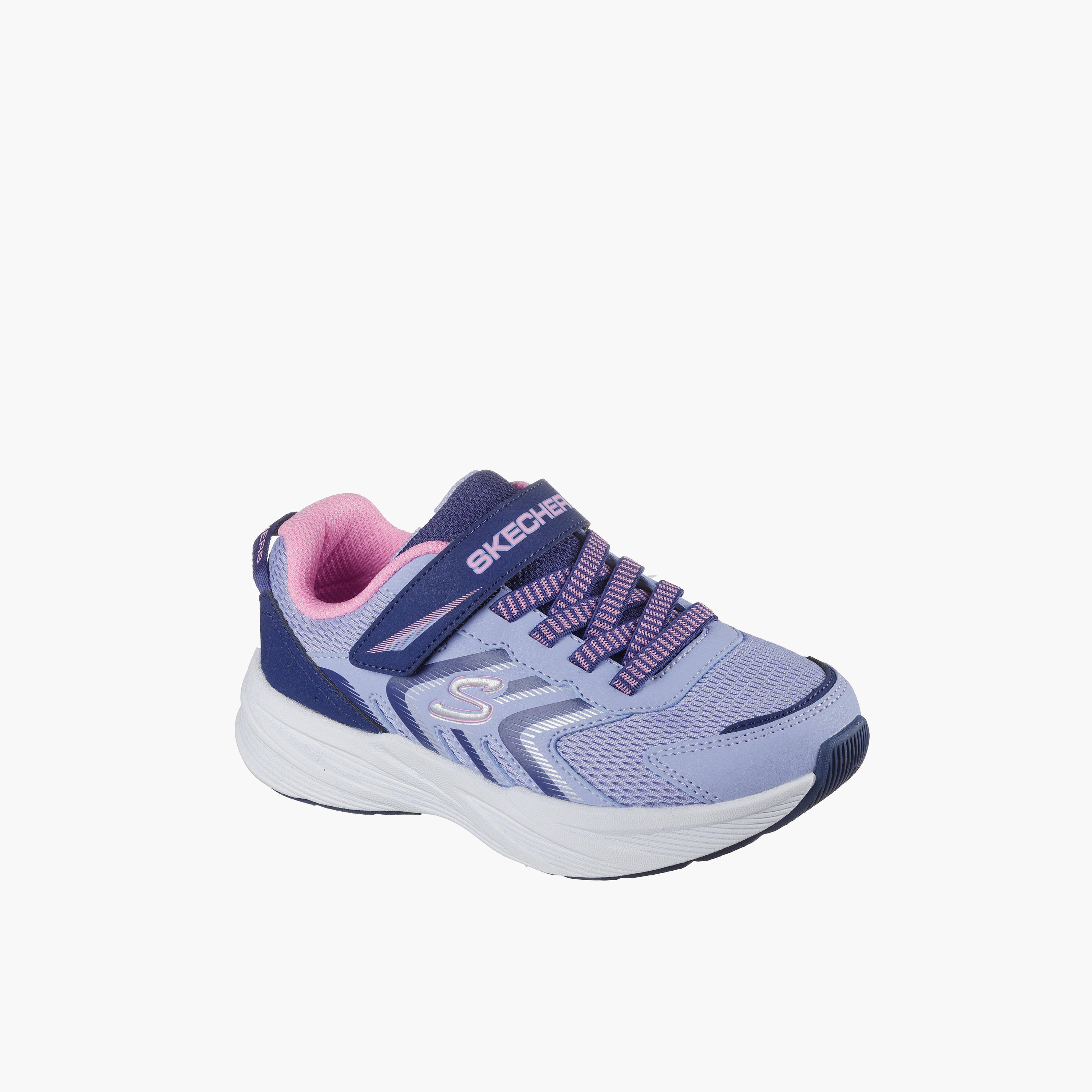 Skechers Girls MICROSPEC TREAD Hook & Loop Sneakers-girls-shoes-sneakers-image-1