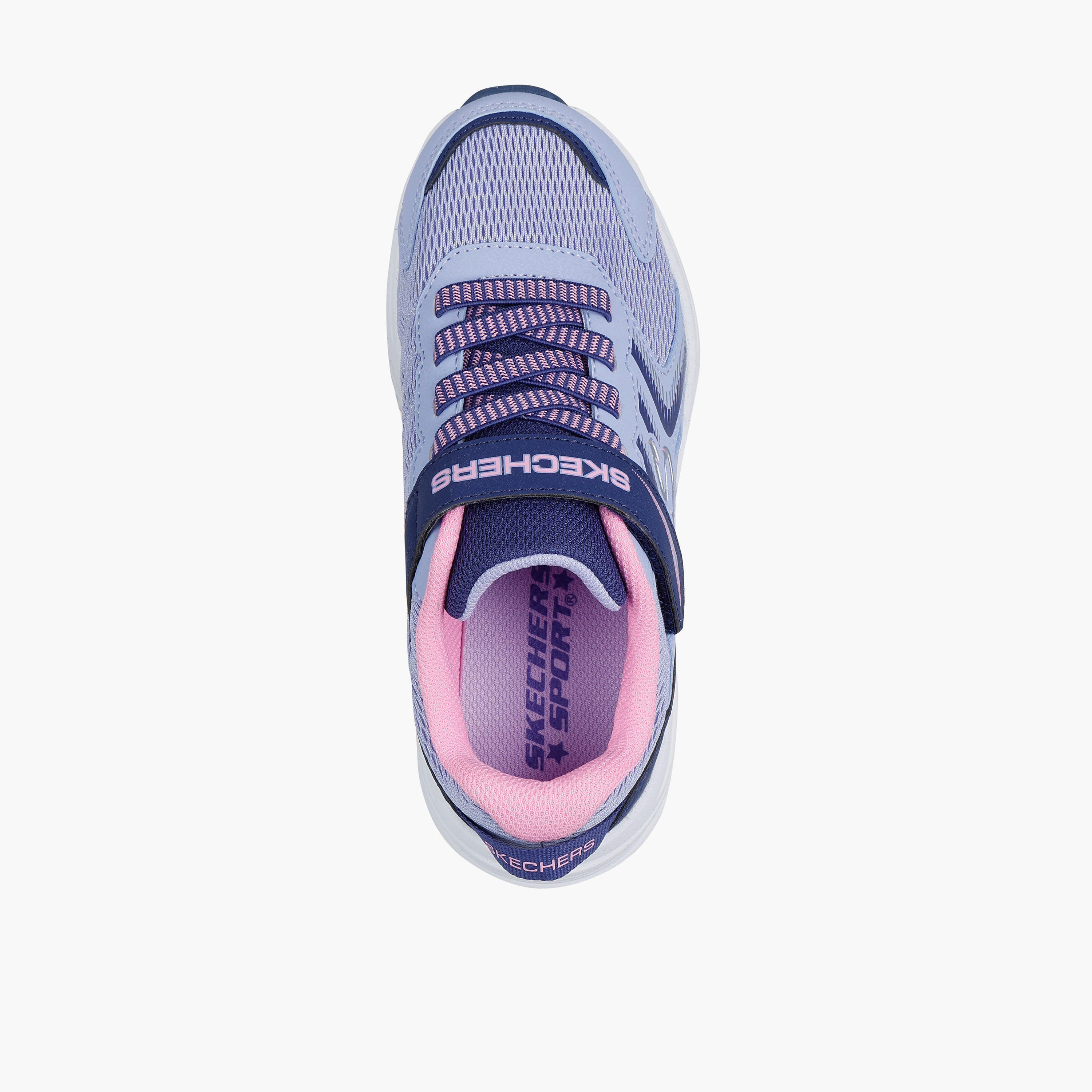 Skechers Girls MICROSPEC TREAD Hook & Loop Sneakers-girls-shoes-sneakers-image-3
