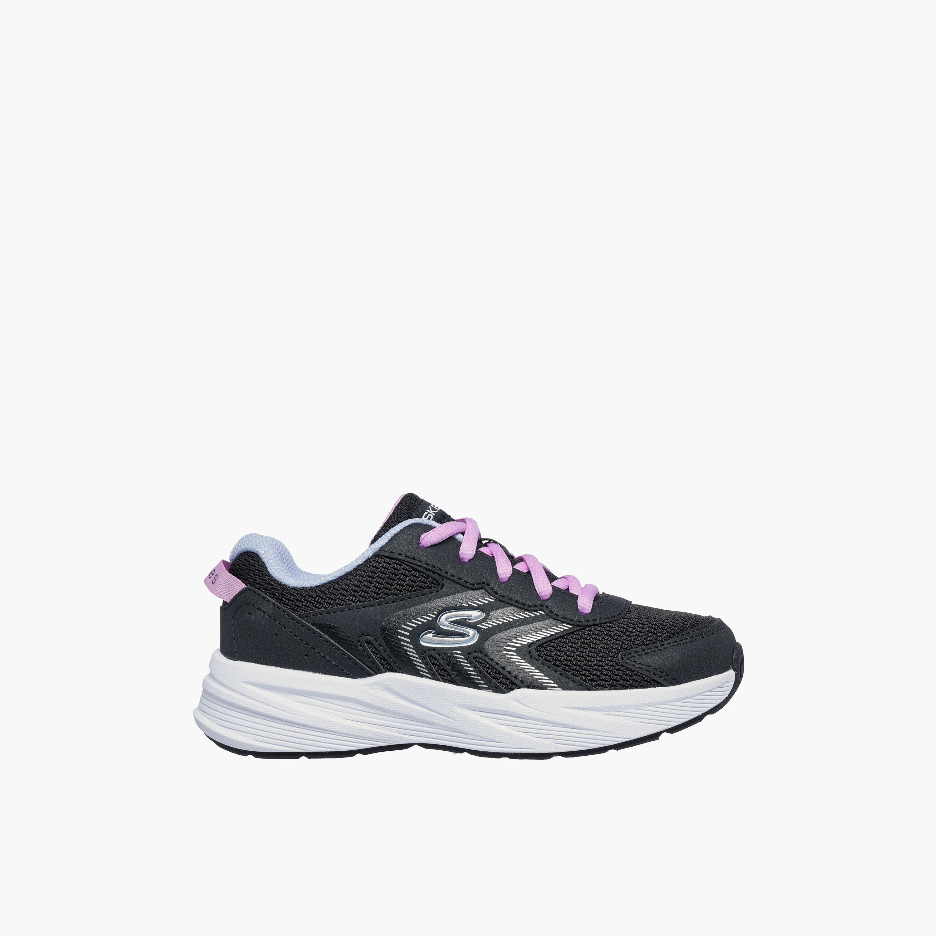 Skechers Girls Microspec Tread Lace-Up Sneakers-girls-shoes-sneakers-image-2