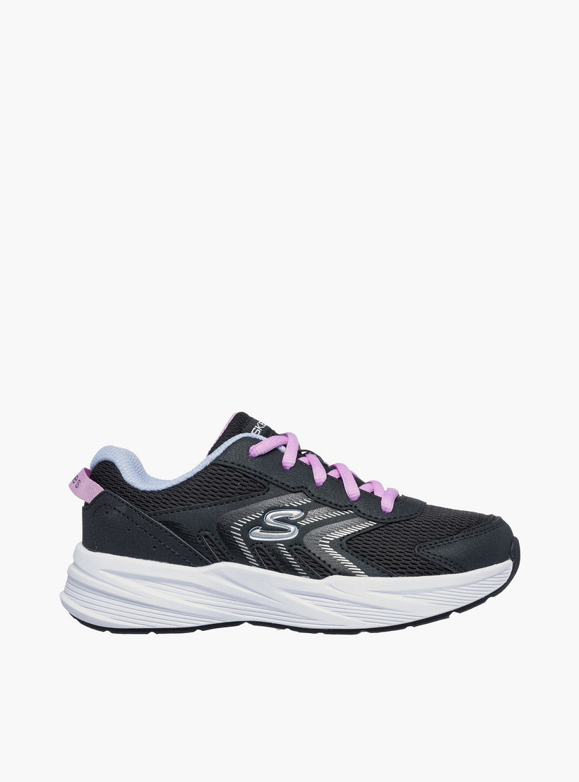 Skechers Girls Microspec Tread Lace-Up Sneakers-girls-shoes-sneakers-image-2