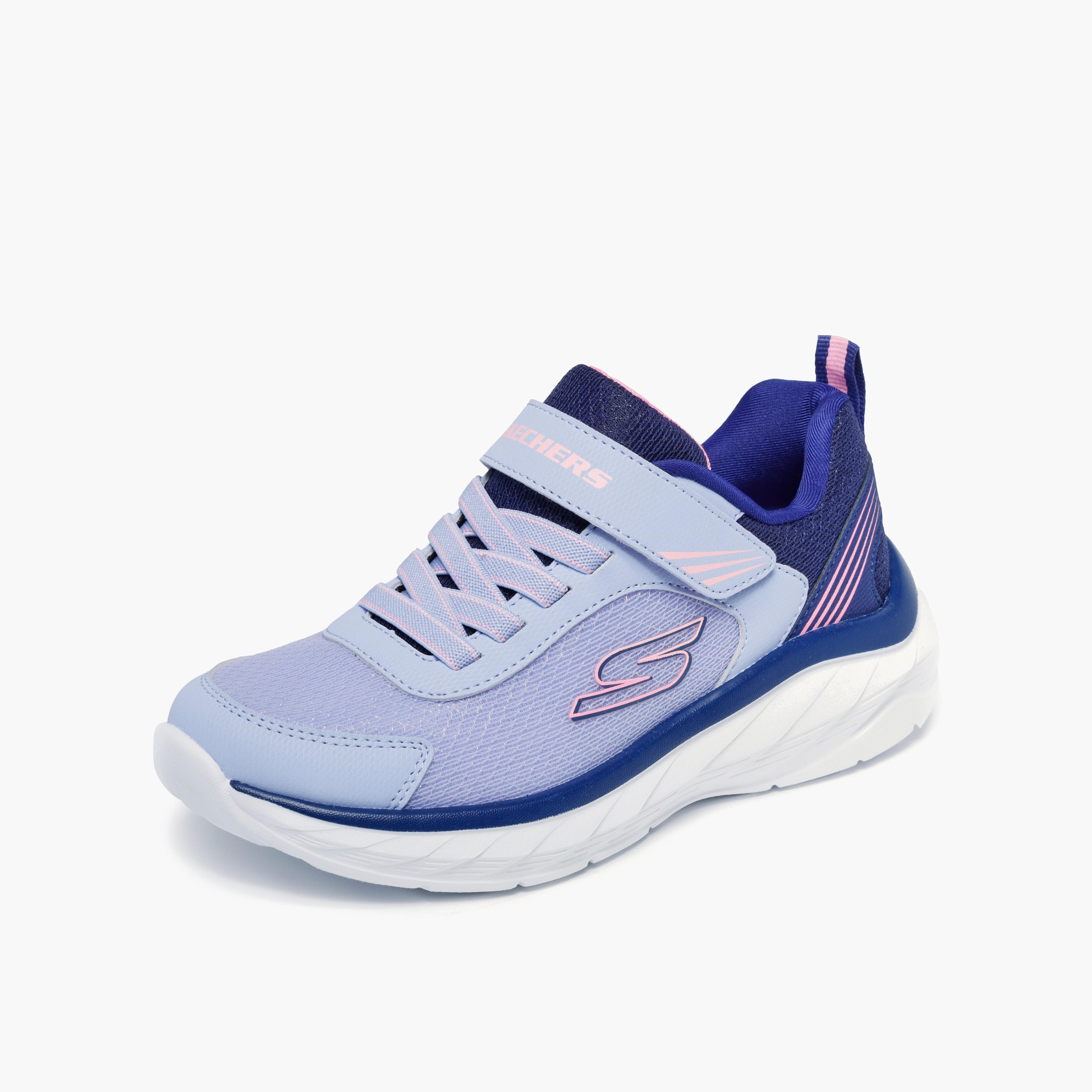 Skechers Girls BOUNDLESS Colourblock Hook & Loop Sports Shoes-girls-shoes-sneakers-image-3