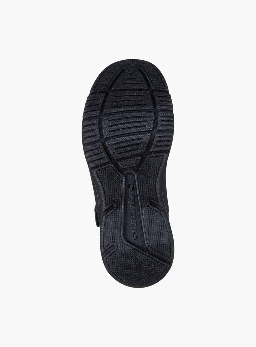 Skechers Kids' MICROSPEC ADVANCE School Shoes with Hook and Loop Closure - 303657L-BBK-boys-shoes-schoolshoes-image-5
