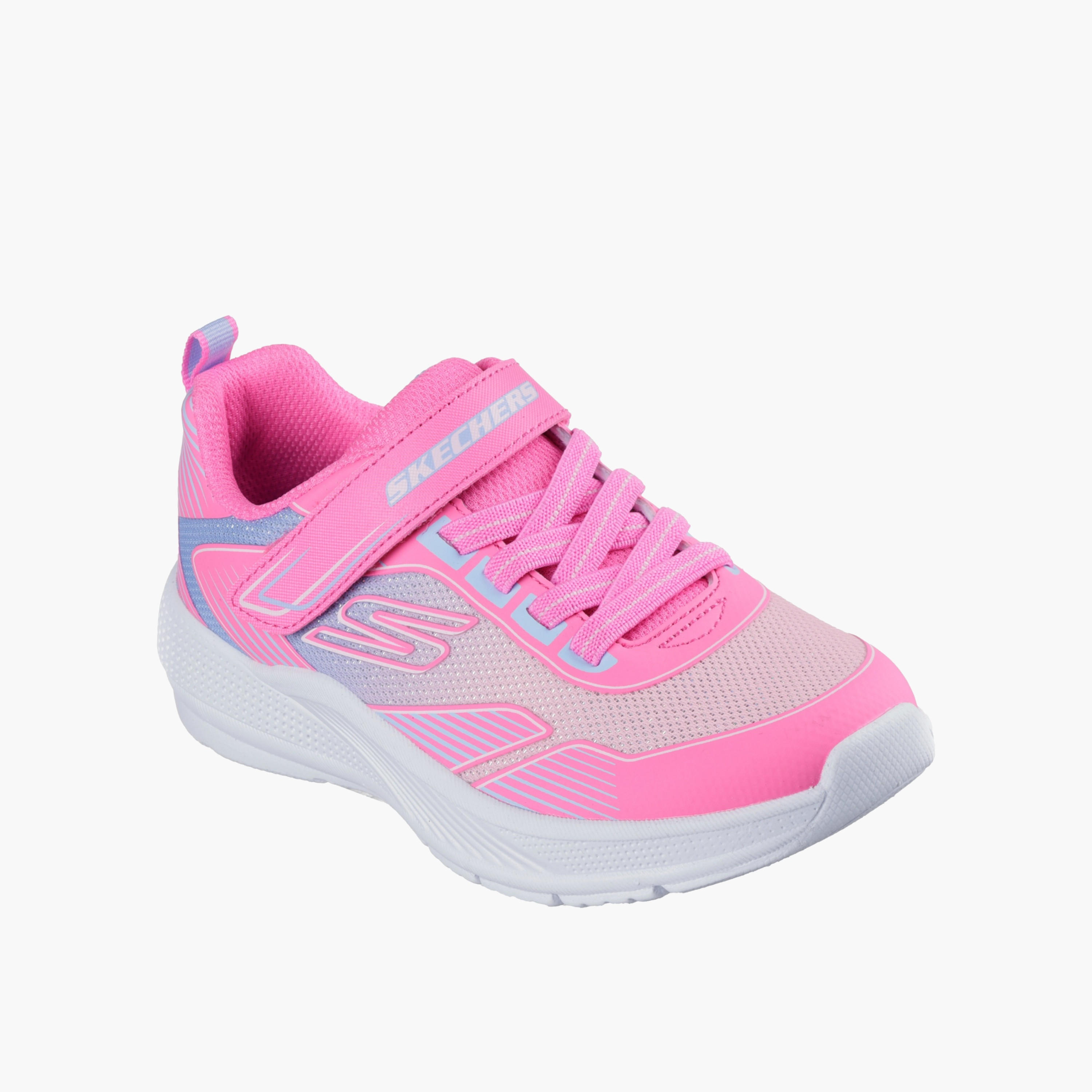Skechers Girls MICROSPEC ADVANCE Panelled Sports Shoes-girls-shoes-sneakers-image-4