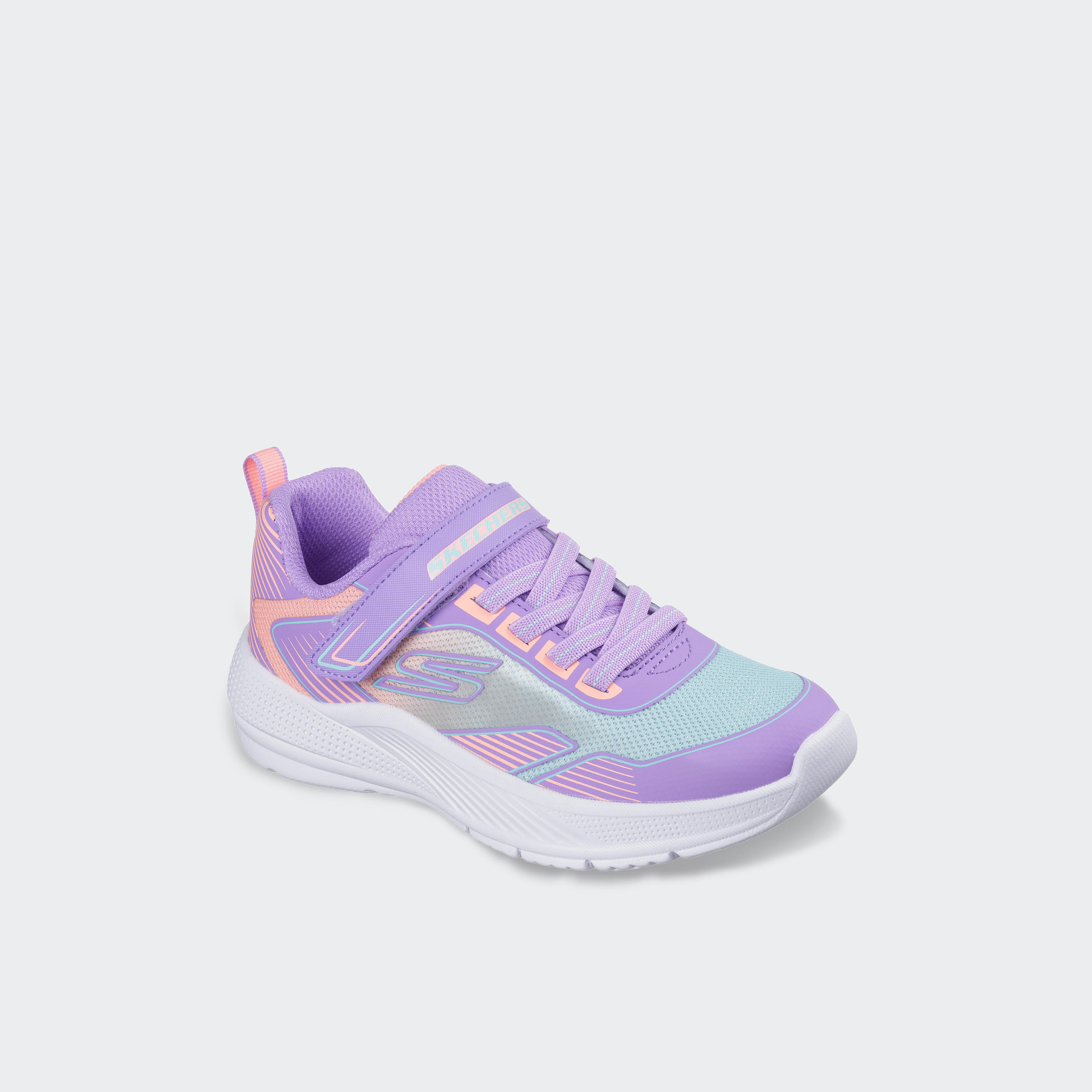 حذاء سنيكرز مايكروسبيك أدفانس بكاحل وشريط إغلاق لاصق للبنات من سكيتشرز-girls-shoes-sneakers-image-1
