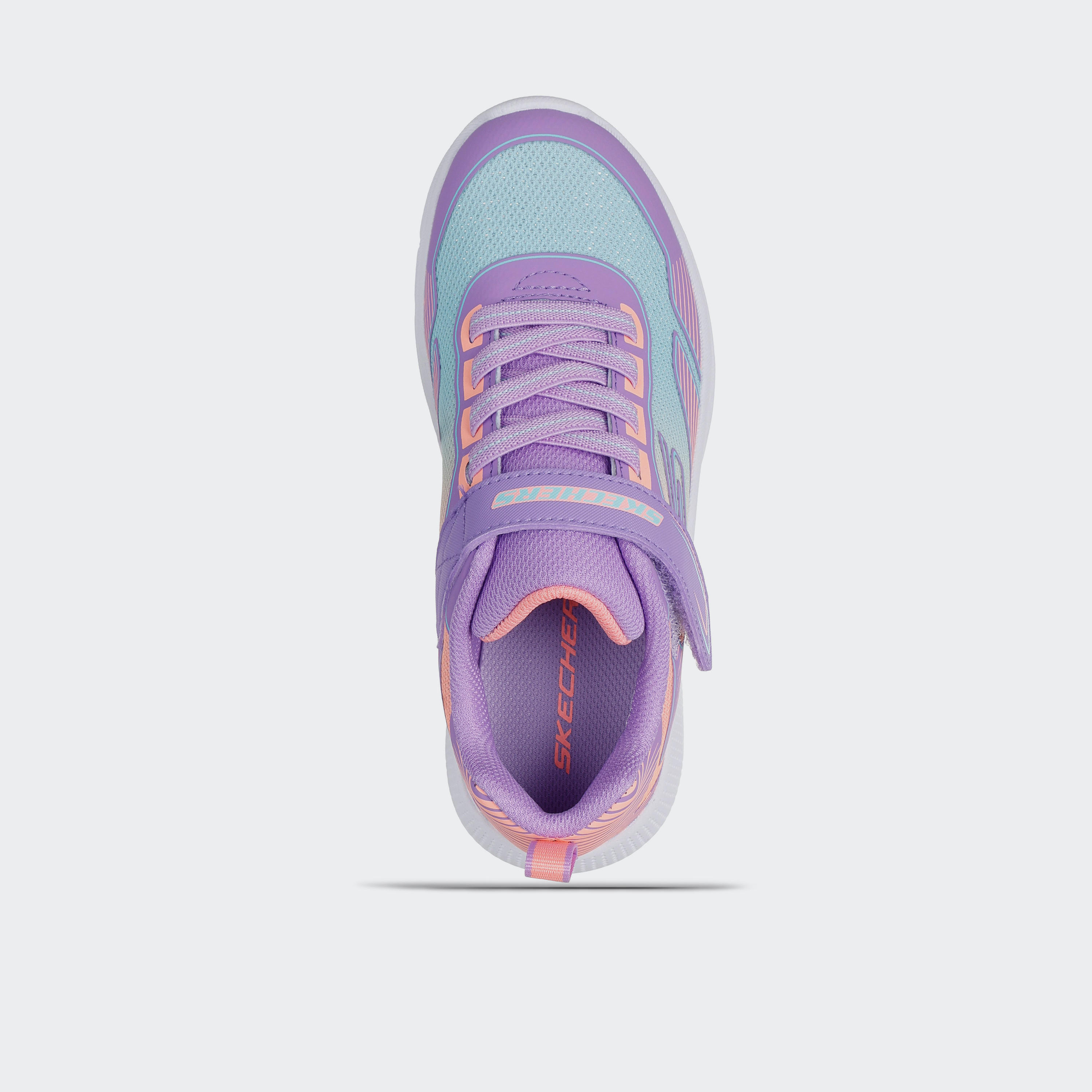 حذاء سنيكرز مايكروسبيك أدفانس بكاحل وشريط إغلاق لاصق للبنات من سكيتشرز-girls-shoes-sneakers-image-3
