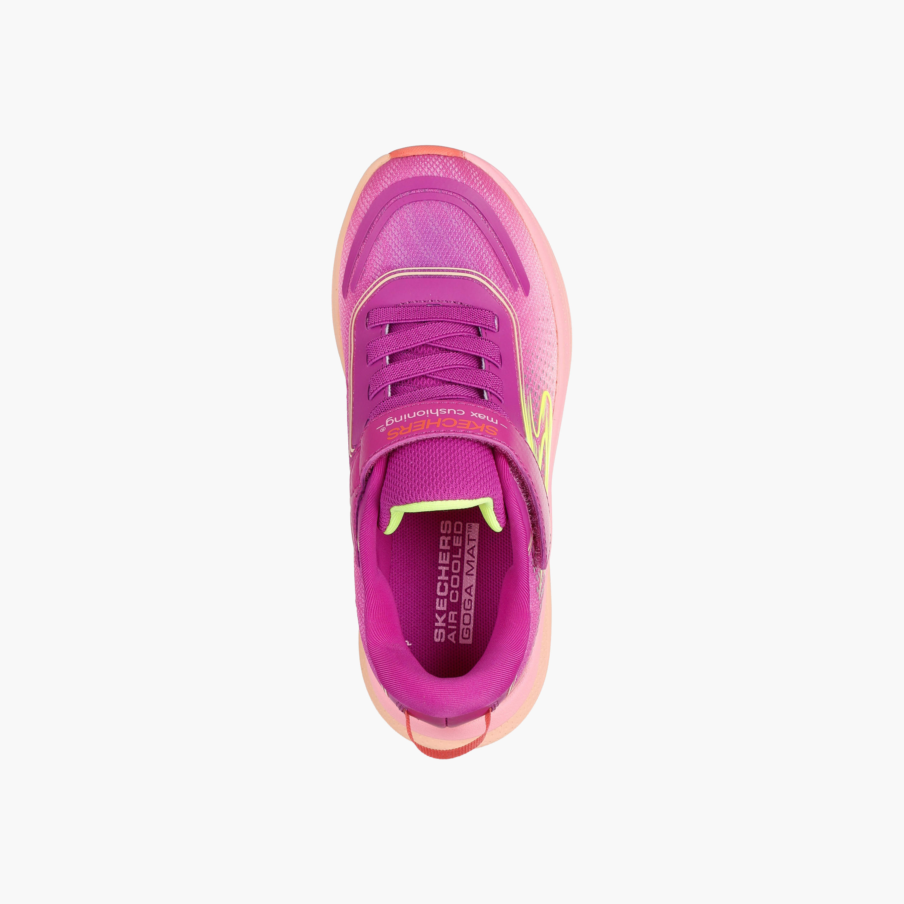 Skechers Girls MAX CUSHIONING ASCEND Hook & Loop Sports Shoes-girls-shoes-sneakers-image-2