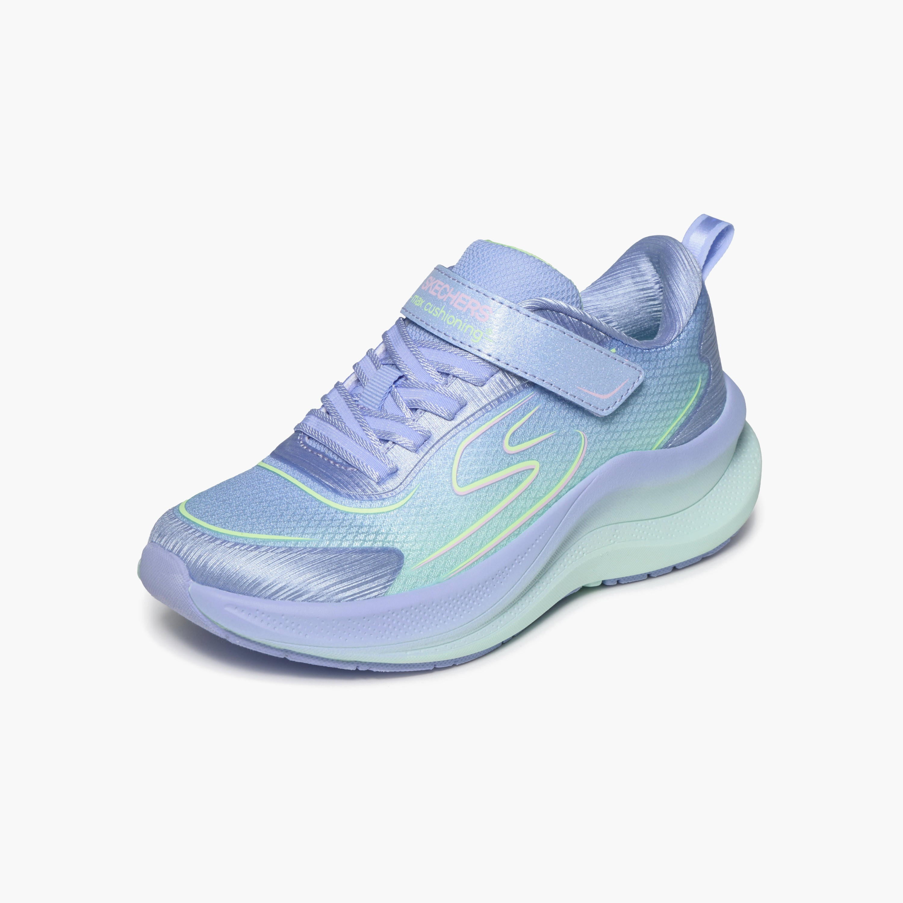 Skechers Girls MAX CUSHIONING ASCEND Hook & Loop Sports Shoes-girls-shoes-sneakers-image-3