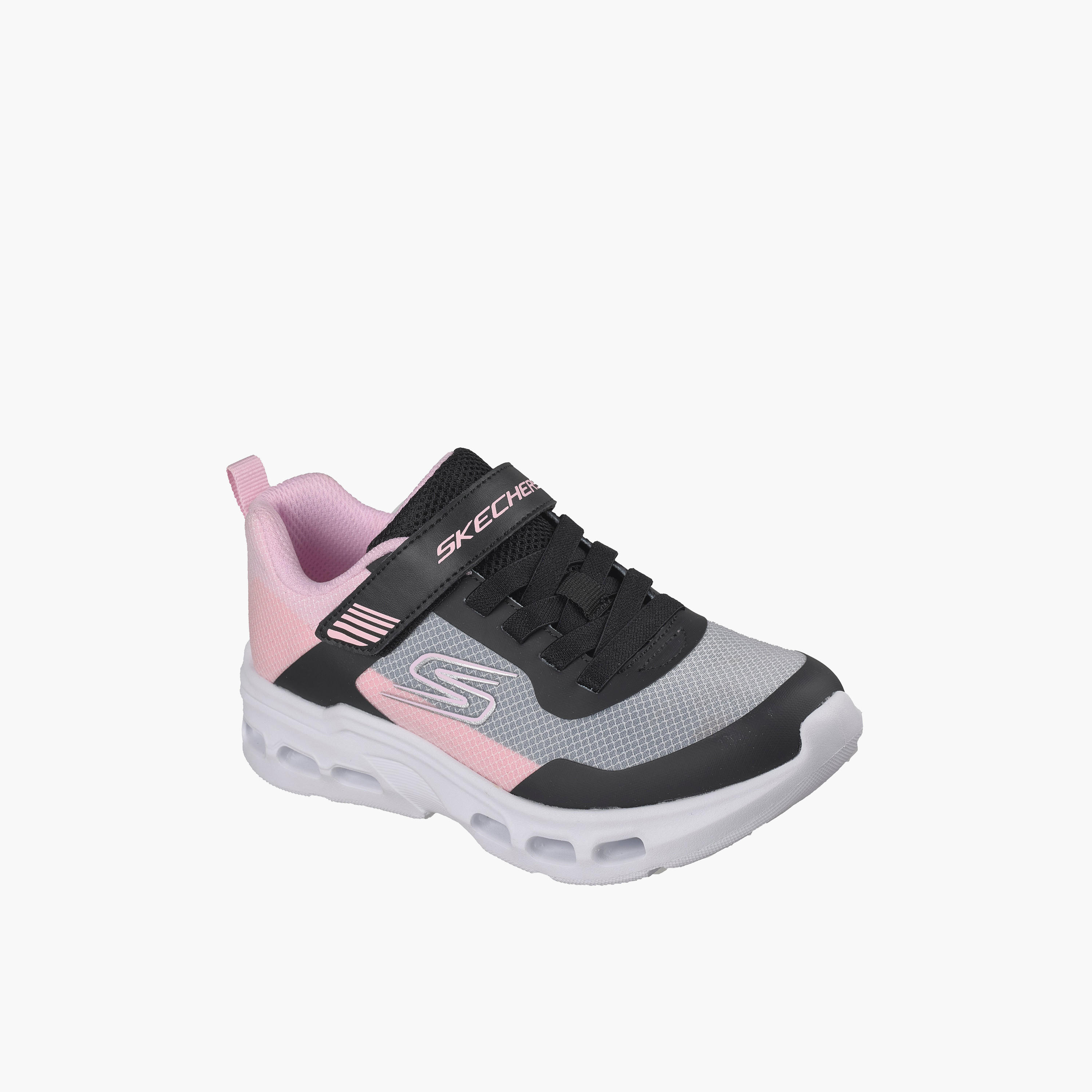 Skechers Girl's Glide-Step Aero Hook & Loop Sneakers-girls-shoes-sneakers-image-1