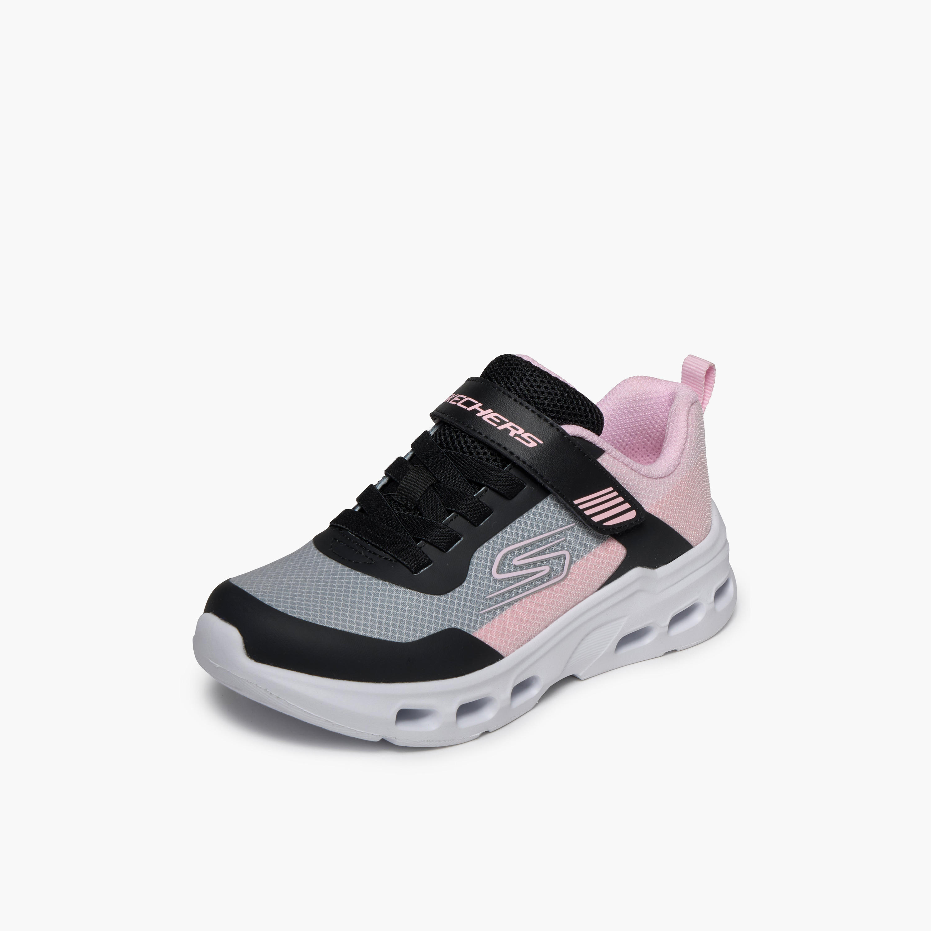 Skechers Girl's Glide-Step Aero Hook & Loop Sneakers-girls-shoes-sneakers-image-4