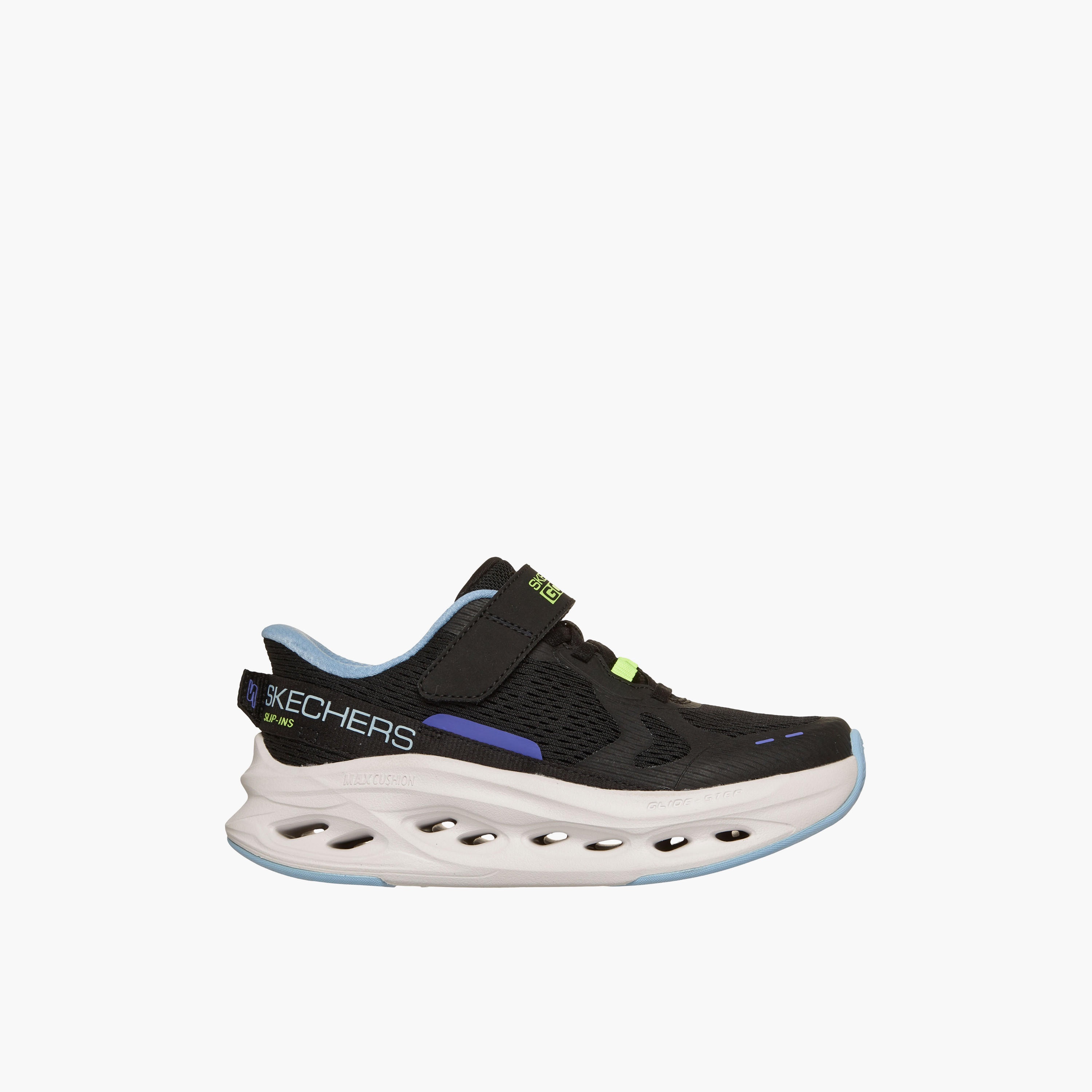 Skechers Girls MAX CUSHIONING GLIDE-STEP Hook & Loop Sneakers-girls-shoes-sneakers-image-3