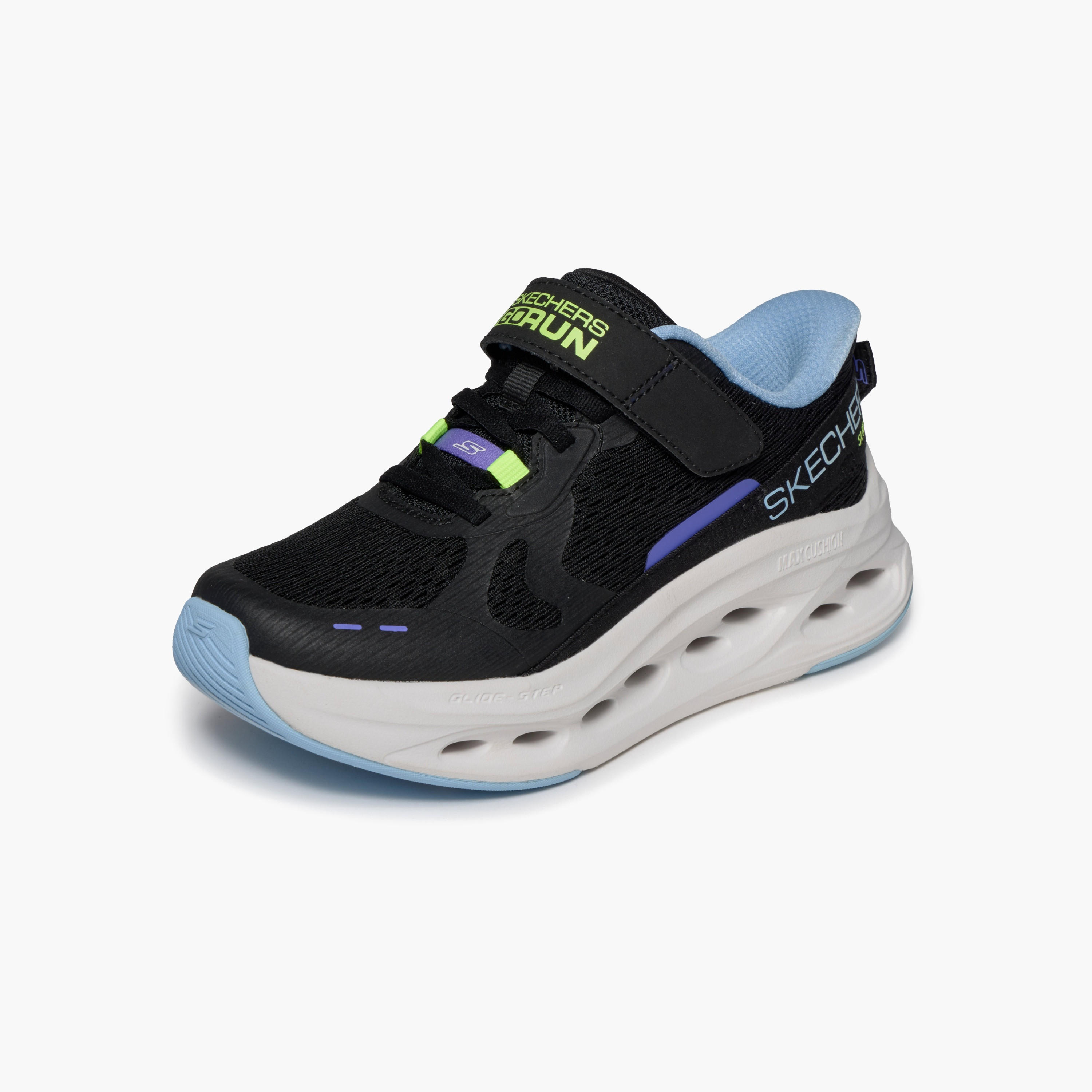 Skechers Girls Hook & Loop Sports Shoes-sports-girls-shoes-image-3