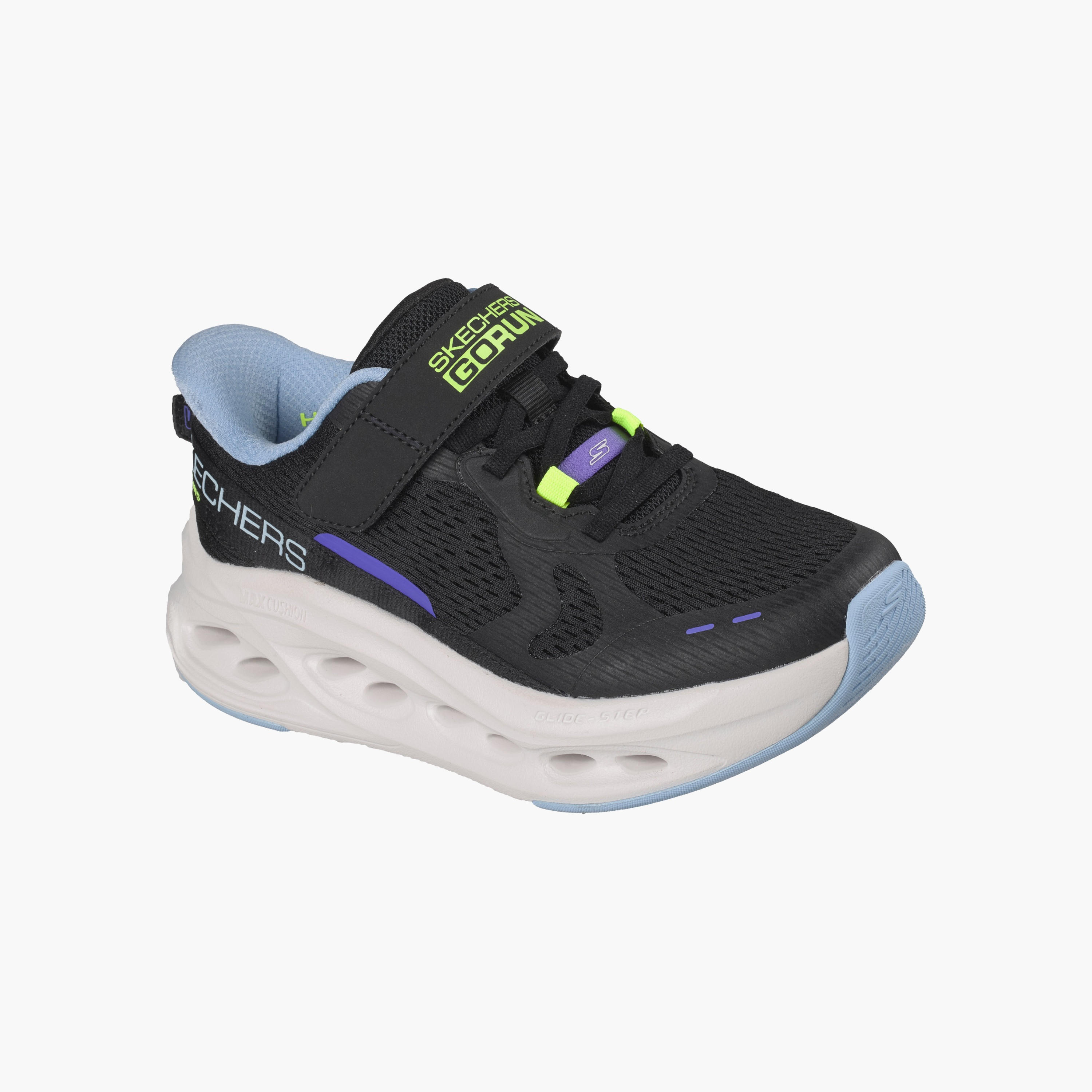 Skechers Girls Hook & Loop Sports Shoes-sports-girls-shoes-image-5