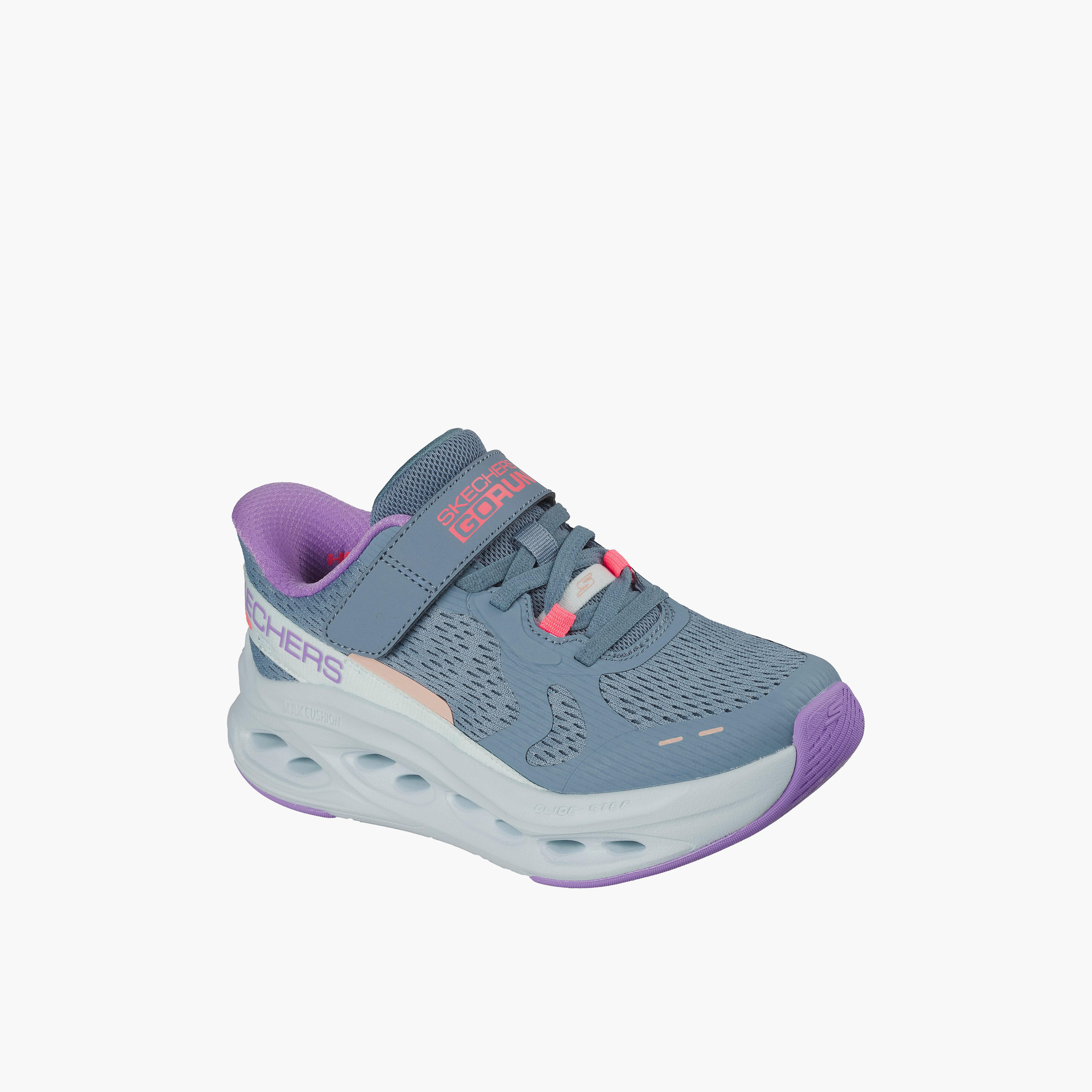حذاء سنيكرز بشريط إغلاق لاصق ماكس كوشننج جلايد-ستب للبنات من سكيتشرز-girls-shoes-sneakers-image-1