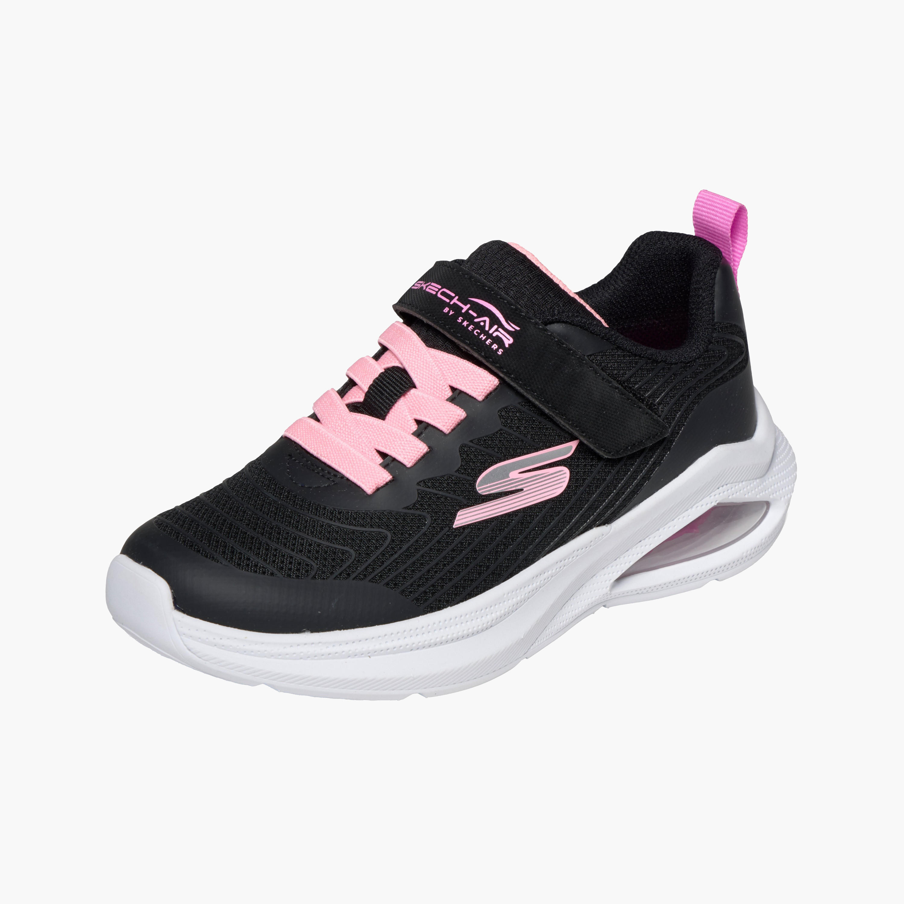 حذاء رياضي بشريط إغلاق لاصق مايكروسبيك ماكس فيلوسيتي للبنات من سكيتشرز-girls-shoes-sneakers-image-3
