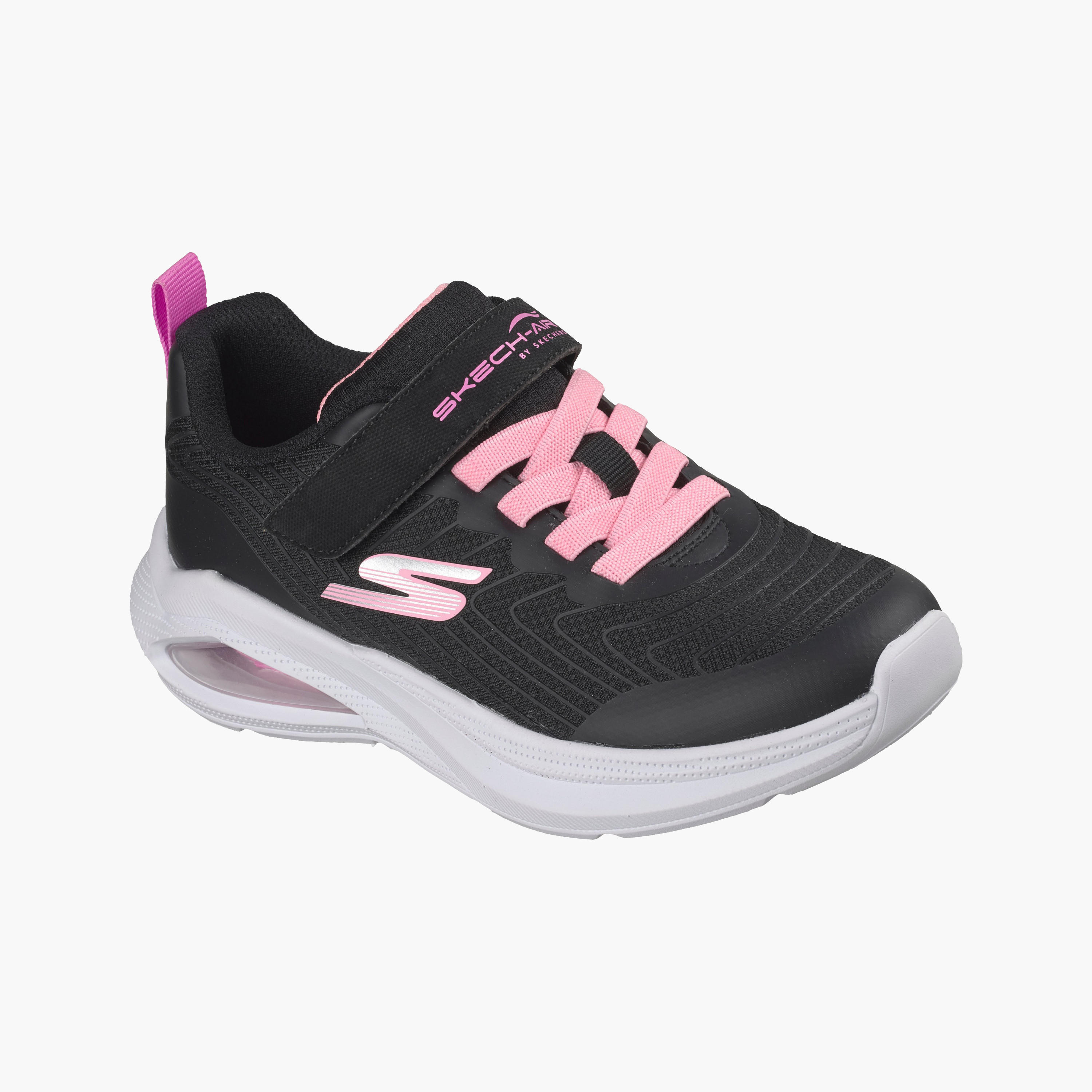 حذاء رياضي بشريط إغلاق لاصق مايكروسبيك ماكس فيلوسيتي للبنات من سكيتشرز-girls-shoes-sneakers-image-5