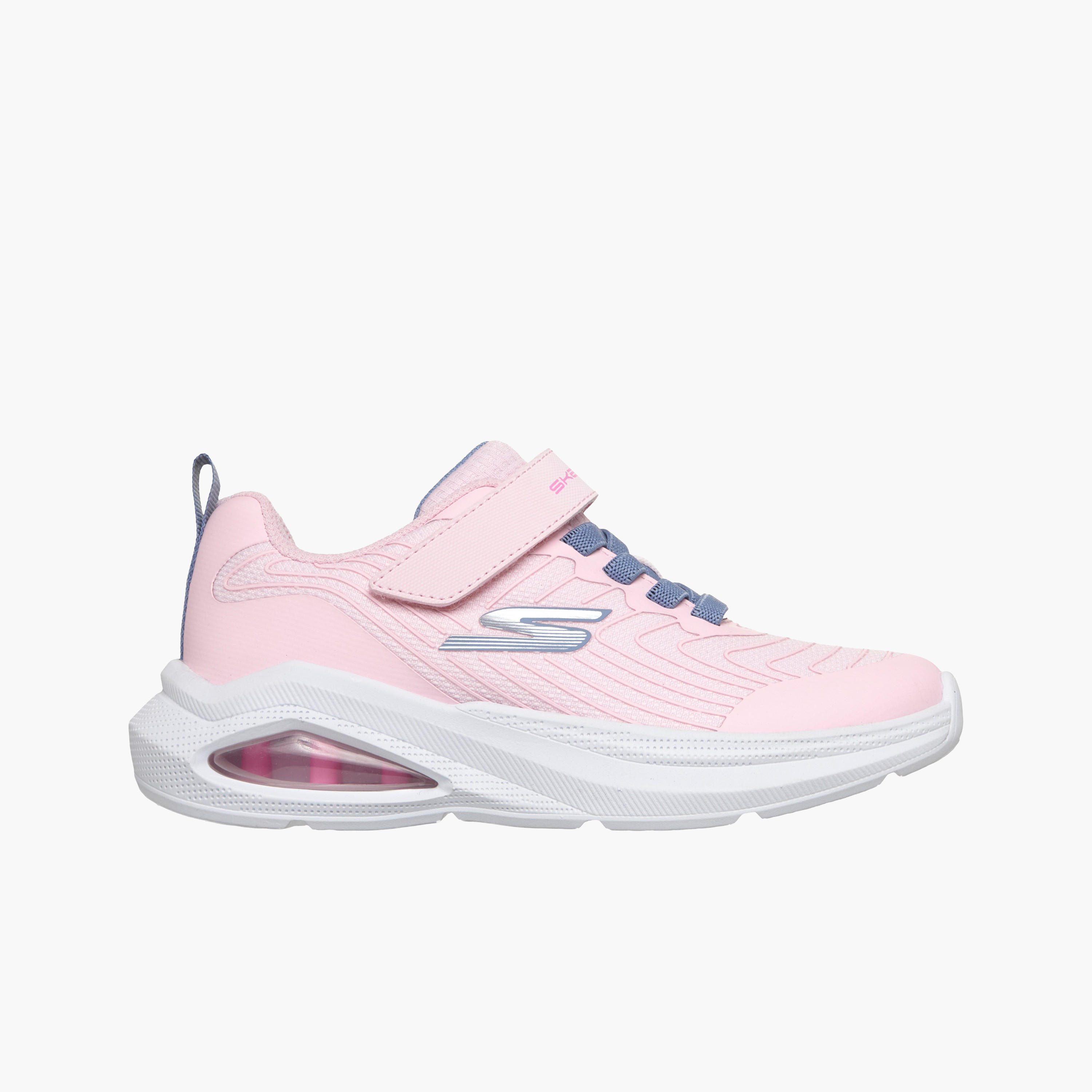 Skechers Girls MICROSPEC MAX VELOCITY Hook & Loop Sports Shoes-sports-girls-shoes-image-1
