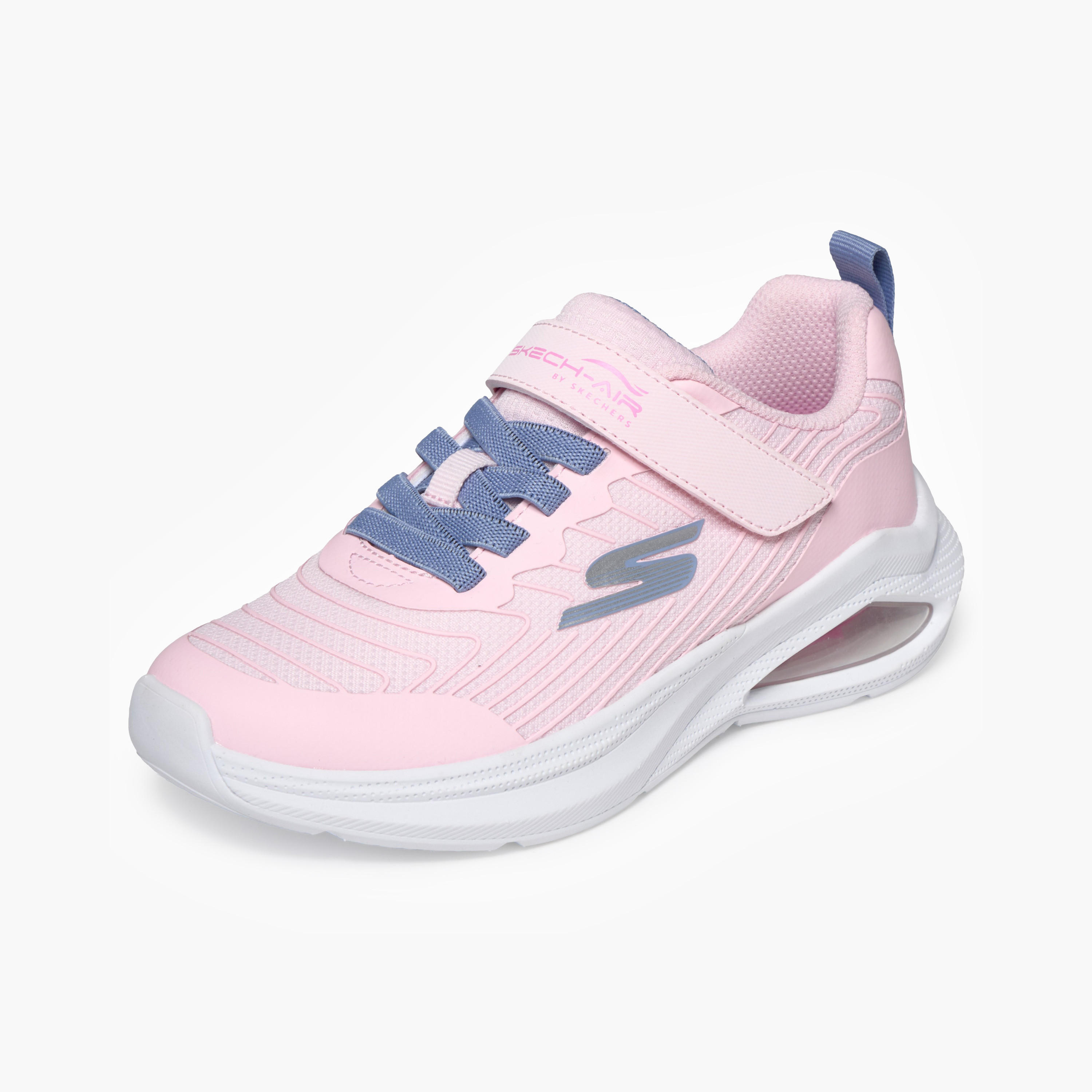 Skechers Girls MICROSPEC MAX VELOCITY Hook & Loop Sports Shoes-sports-girls-shoes-image-3