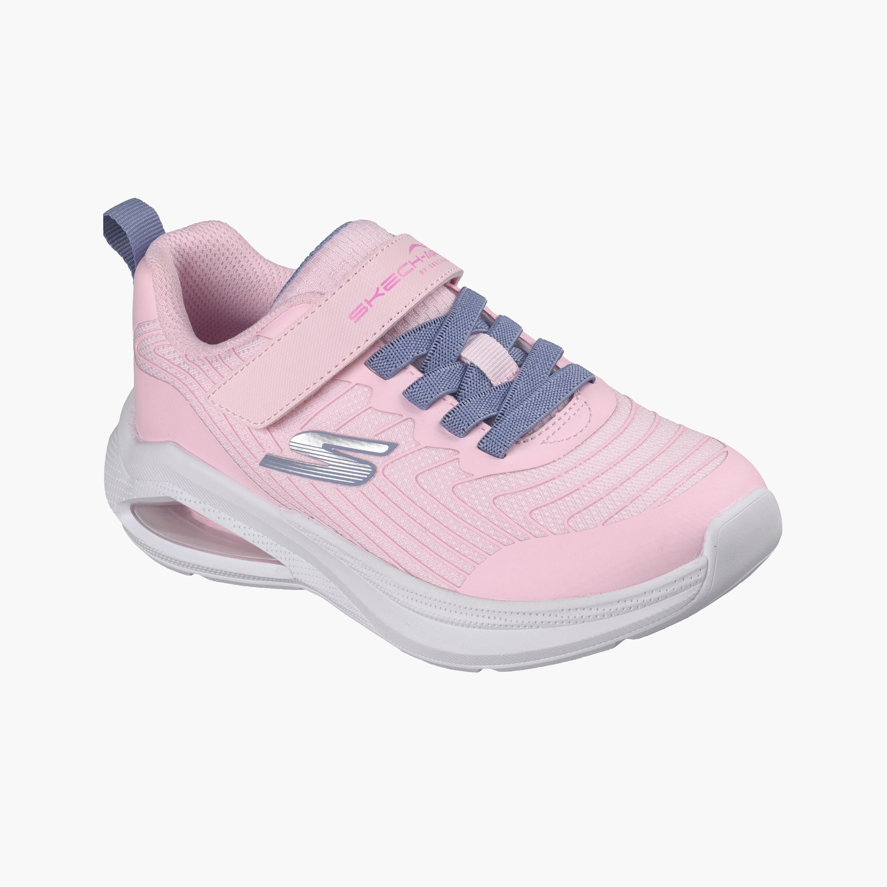 Skechers Girls MICROSPEC MAX VELOCITY Hook & Loop Sports Shoes-sports-girls-shoes-image-5