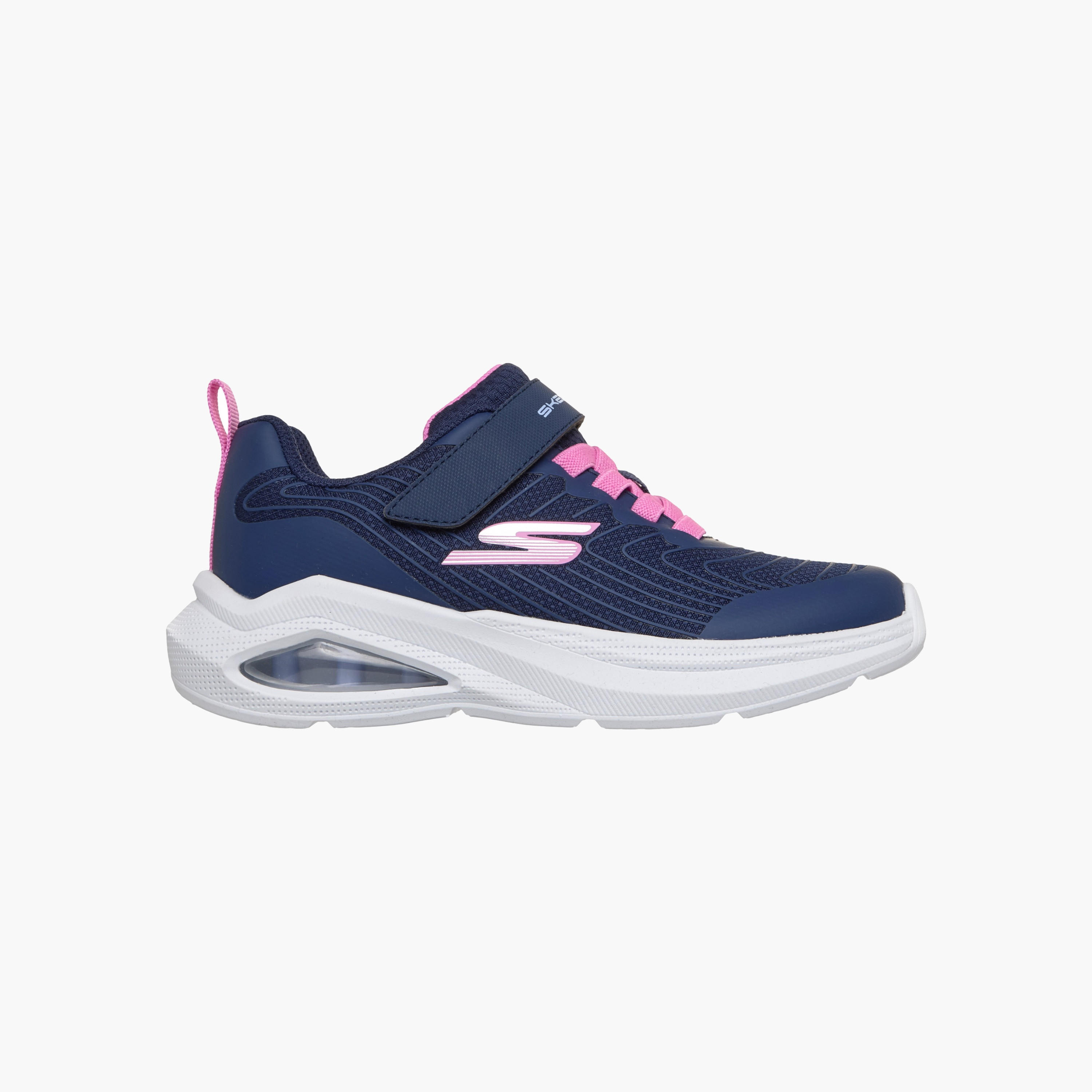 Skechers Girls MICROSPEC MAX VELOCITY Hook & Loop Sports Shoes-girls-shoes-sneakers-image-1