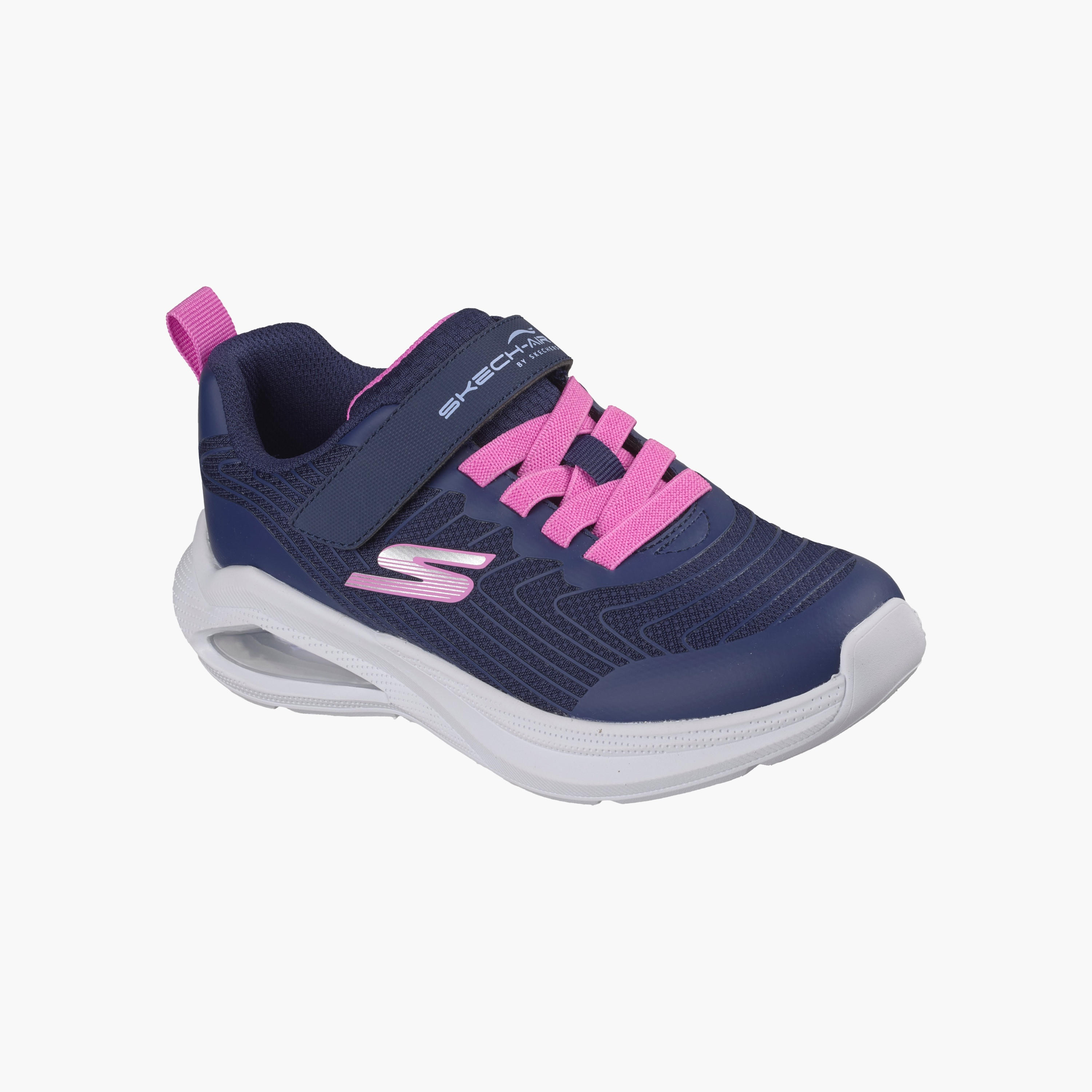 Skechers Girls MICROSPEC MAX VELOCITY Hook & Loop Sports Shoes-girls-shoes-sneakers-image-5
