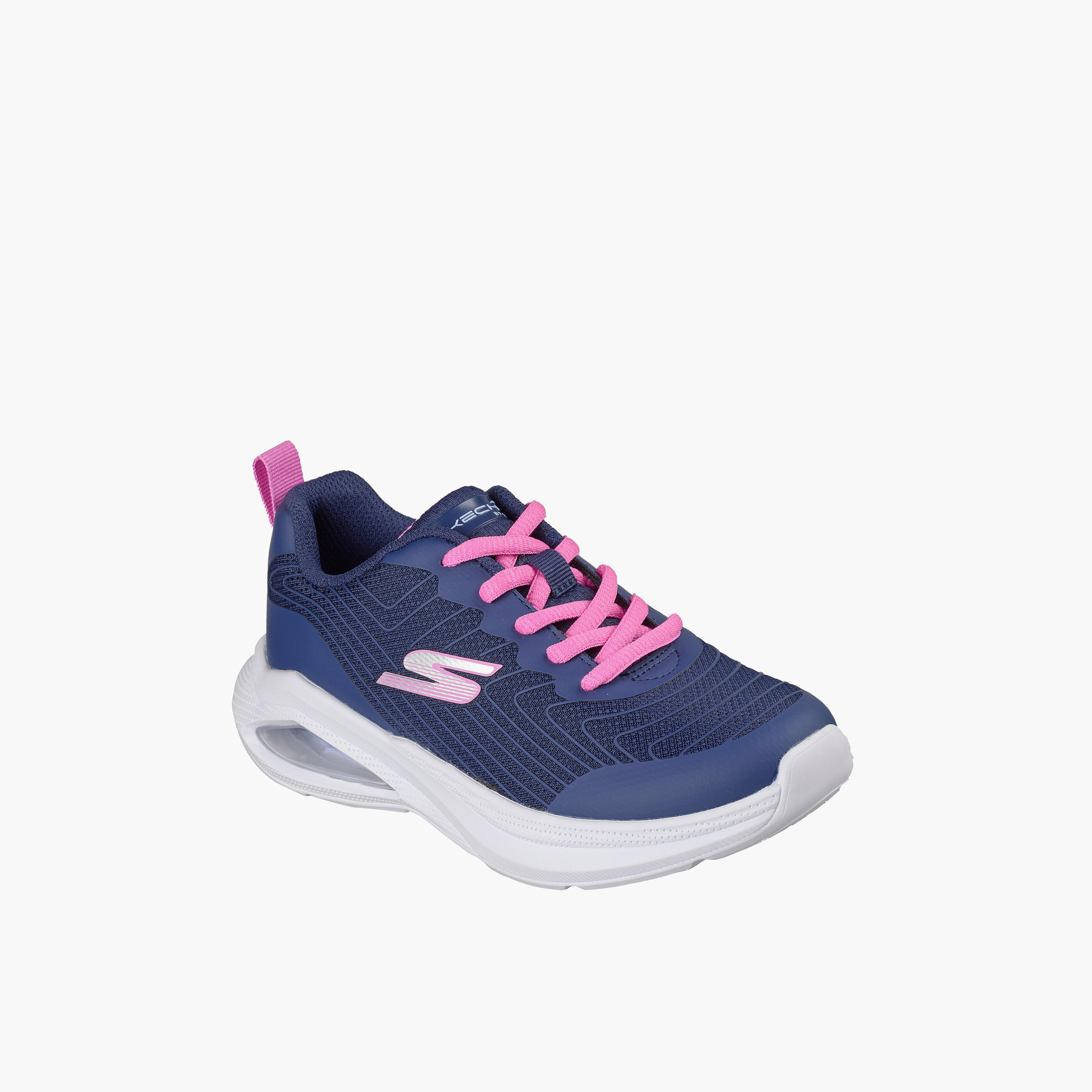 Skechers Girls MICROSPEC MAX VELOCITY Lace-Up Sneakers-girls-shoes-sneakers-image-1