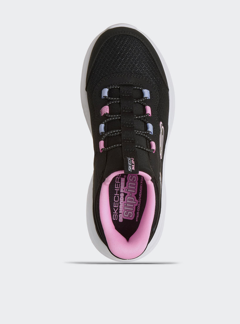 Skechers Girls Bounder Pro Slip-On Ankle Sneakers-girls-shoes-sneakers-image-3