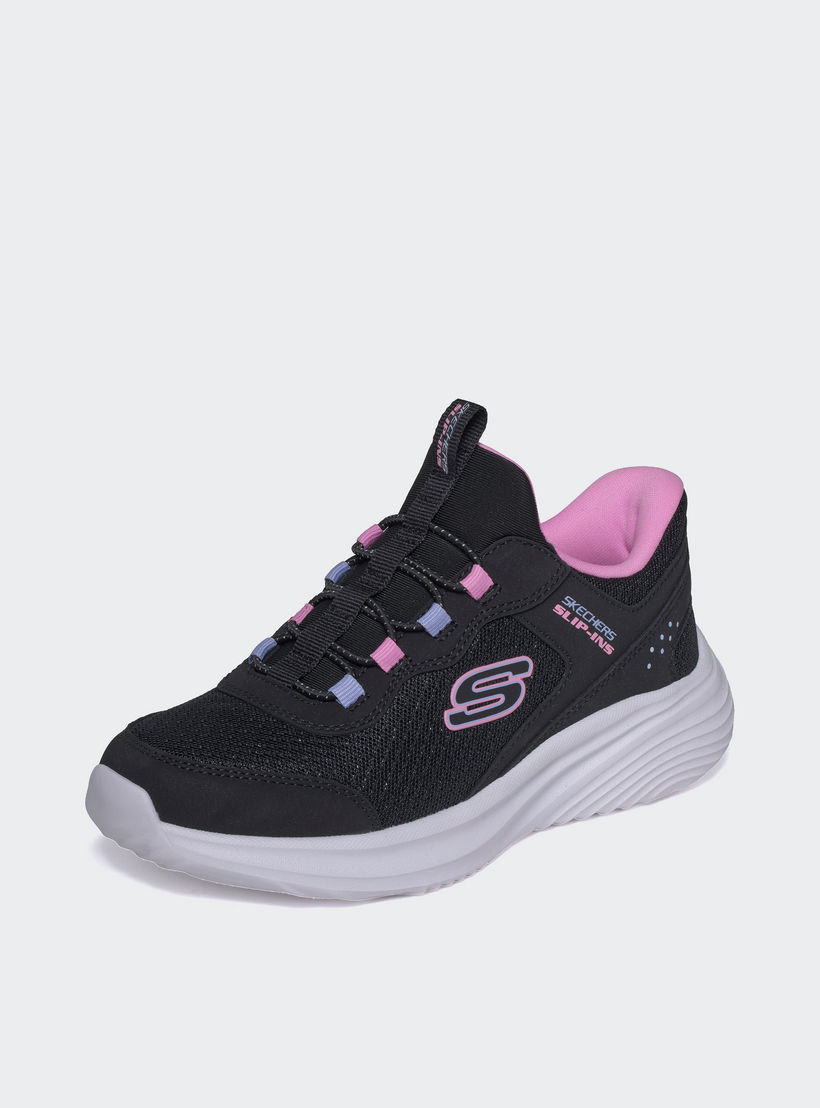Skechers Girls Bounder Pro Slip-On Ankle Sneakers-girls-shoes-sneakers-image-4