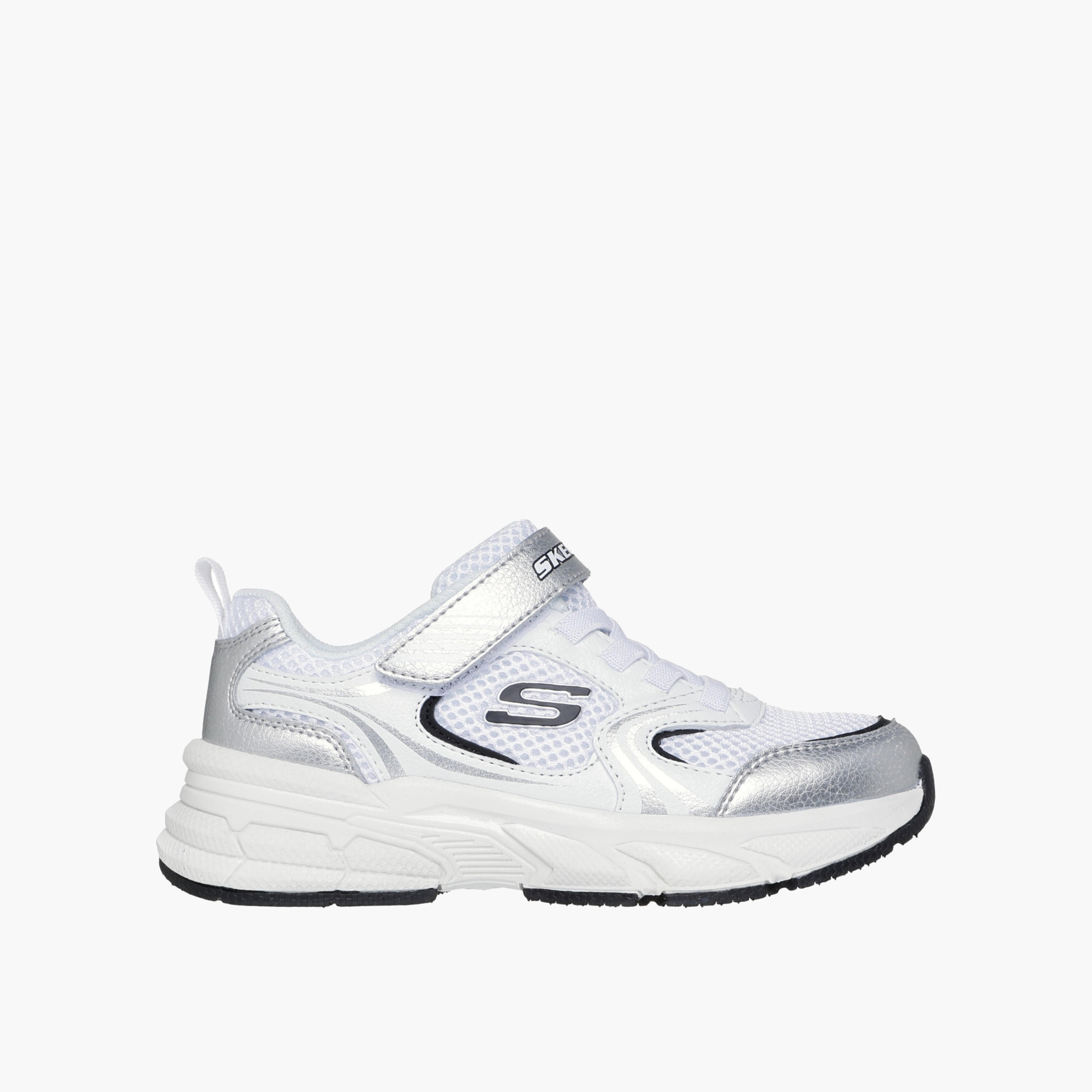 حذاء رياضي بشريط إغلاق لاصق ريترو-جراف للبنات من سكيتشرز-girls-shoes-sneakers-image-1