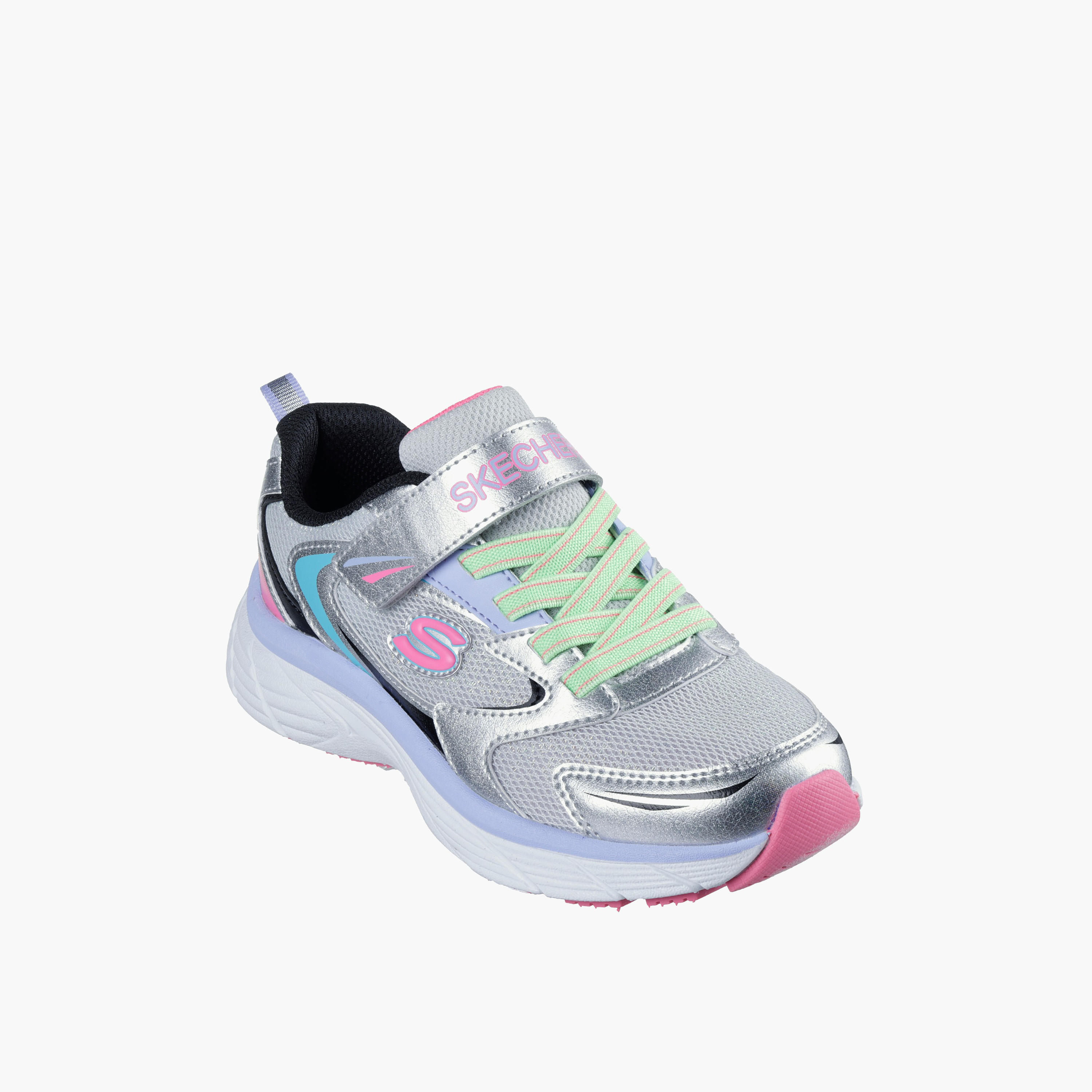 حذاء رياضي بشريط إغلاق لاصق للفتيات من سكيتشرز-sports-girls-shoes-image-1