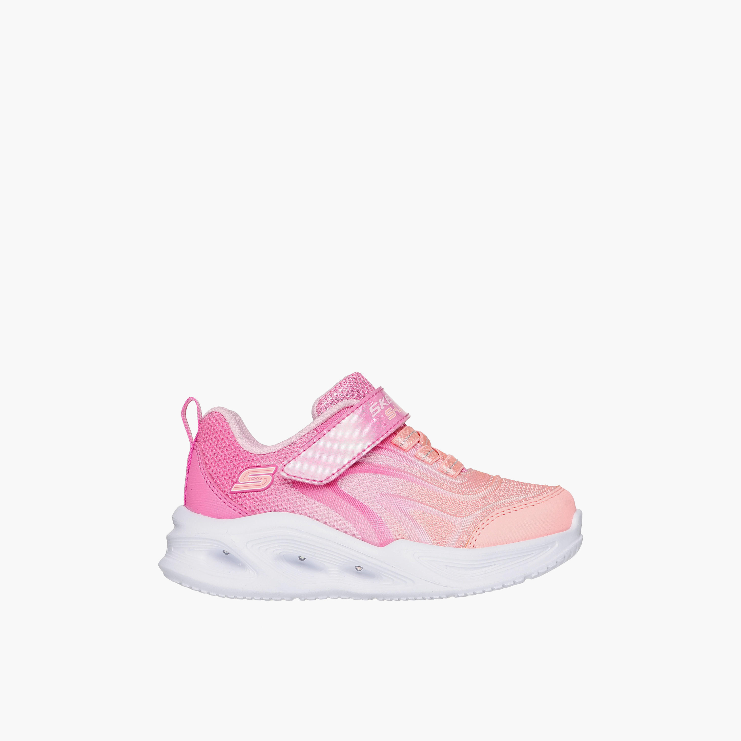 Skechers Girls SOLA GLOW - COLOR BR Light-Up Sneakers - 303713N-PKMT-baby-girls-shoes-closedshoes-image-4