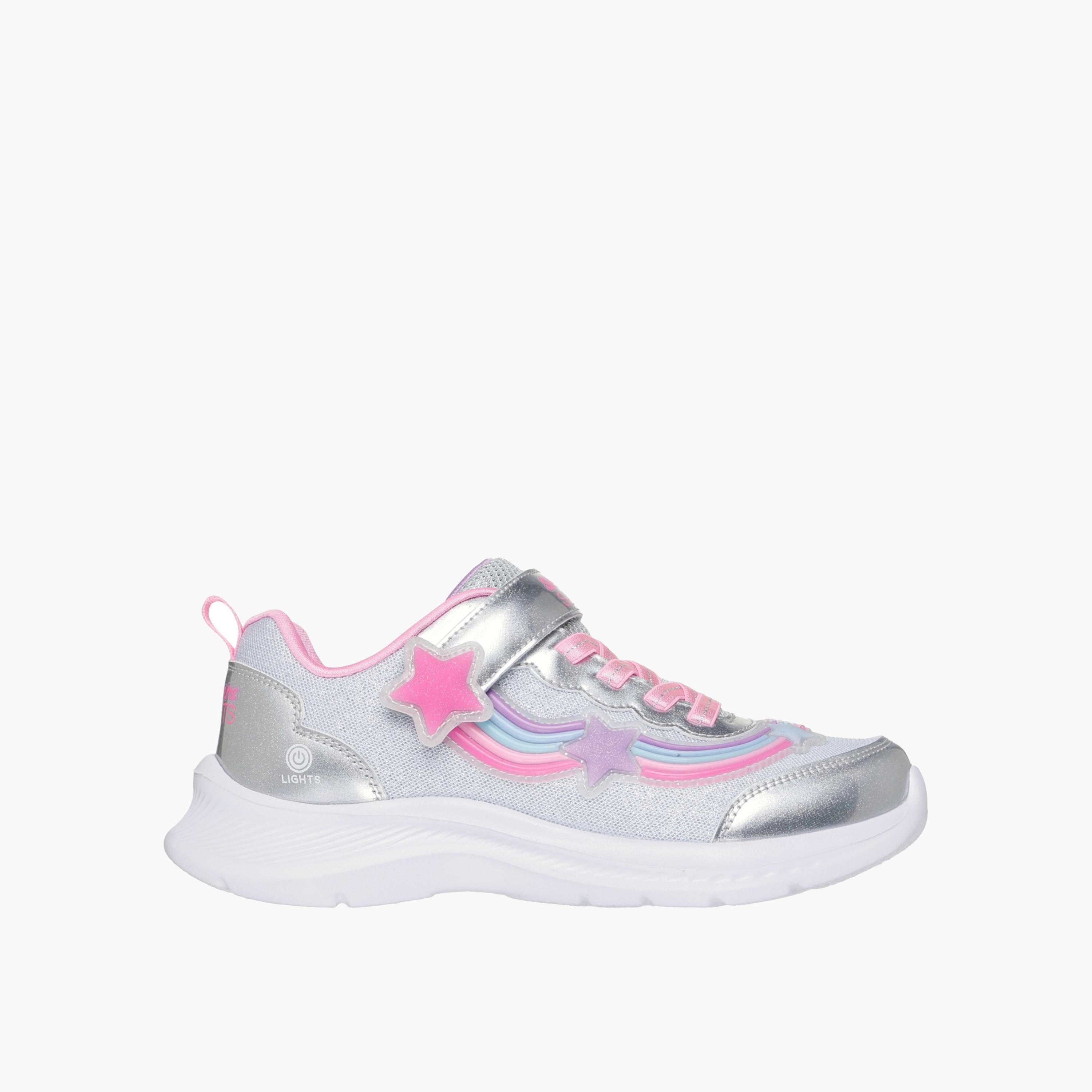 Skechers Girls JUMPSTERS 2.0 Star Accent Hook & Loop Sports Shoes-girls-shoes-sneakers-image-1