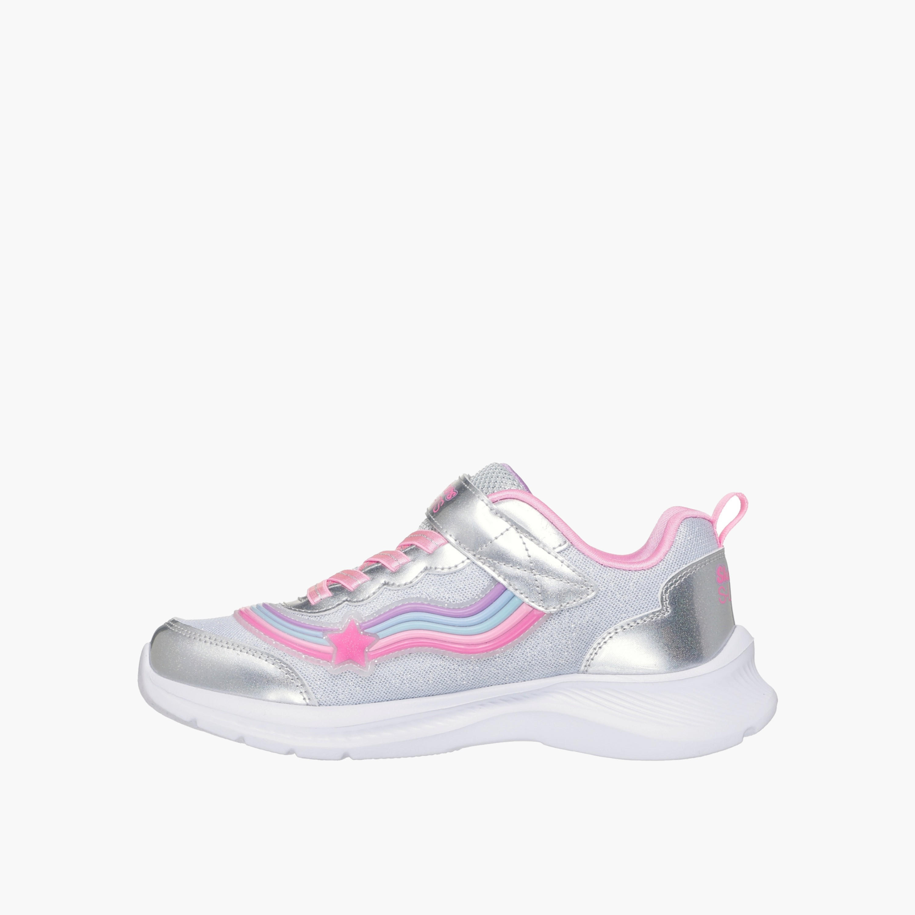 Skechers Girls JUMPSTERS 2.0 Star Accent Hook & Loop Sports Shoes-girls-shoes-sneakers-image-5