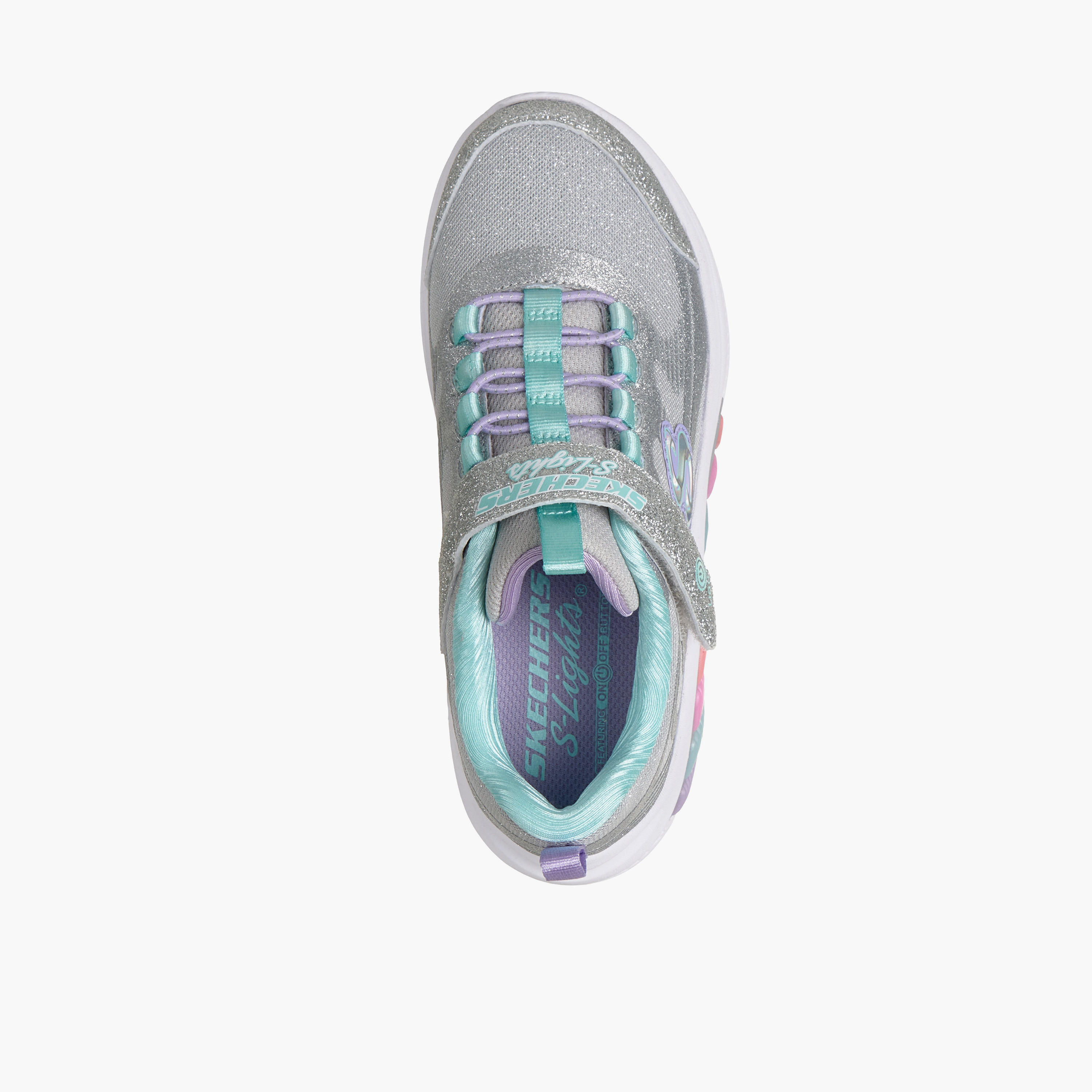 حذاء سنيكرز بشريط إغلاق رينبو كروزر للبنات من سكيتشرز-girls-shoes-sneakers-image-2