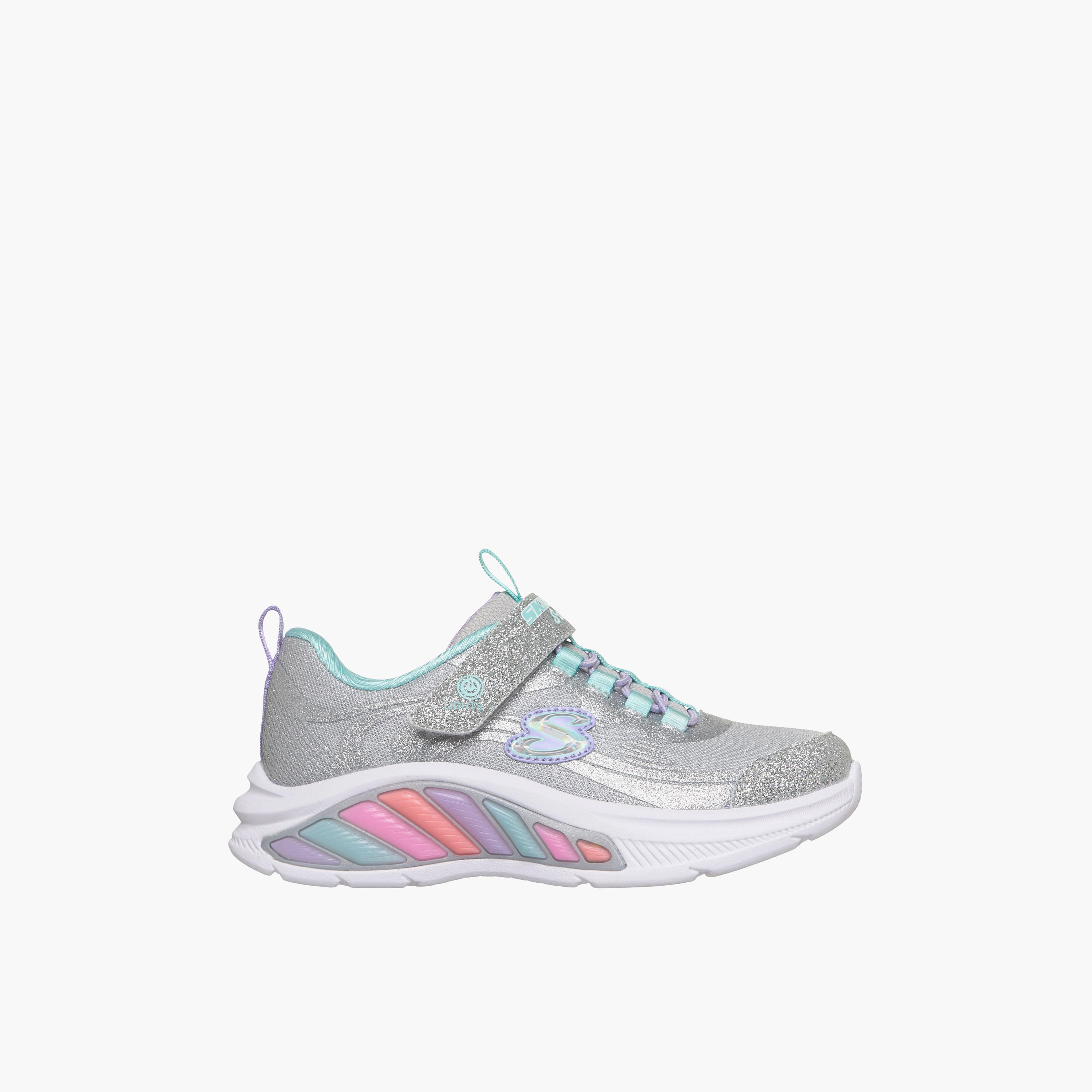 حذاء سنيكرز بشريط إغلاق رينبو كروزر للبنات من سكيتشرز-girls-shoes-sneakers-image-3