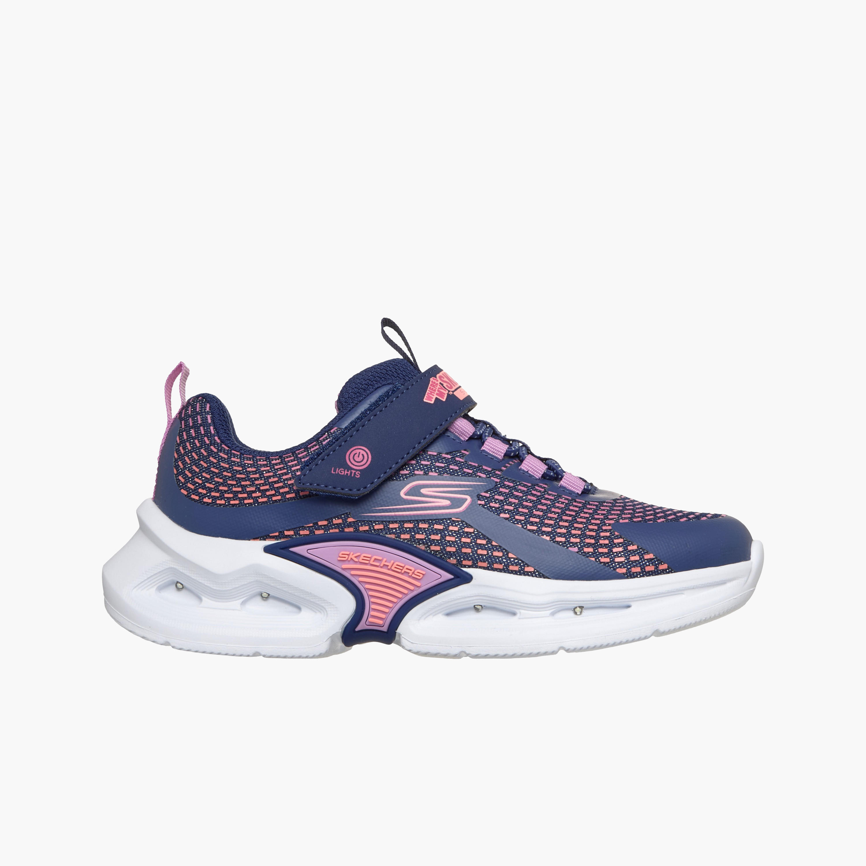 Skechers Girls KINETIC-LIGHTS Light-Up Sports Shoes-girls-shoes-sneakers-image-2