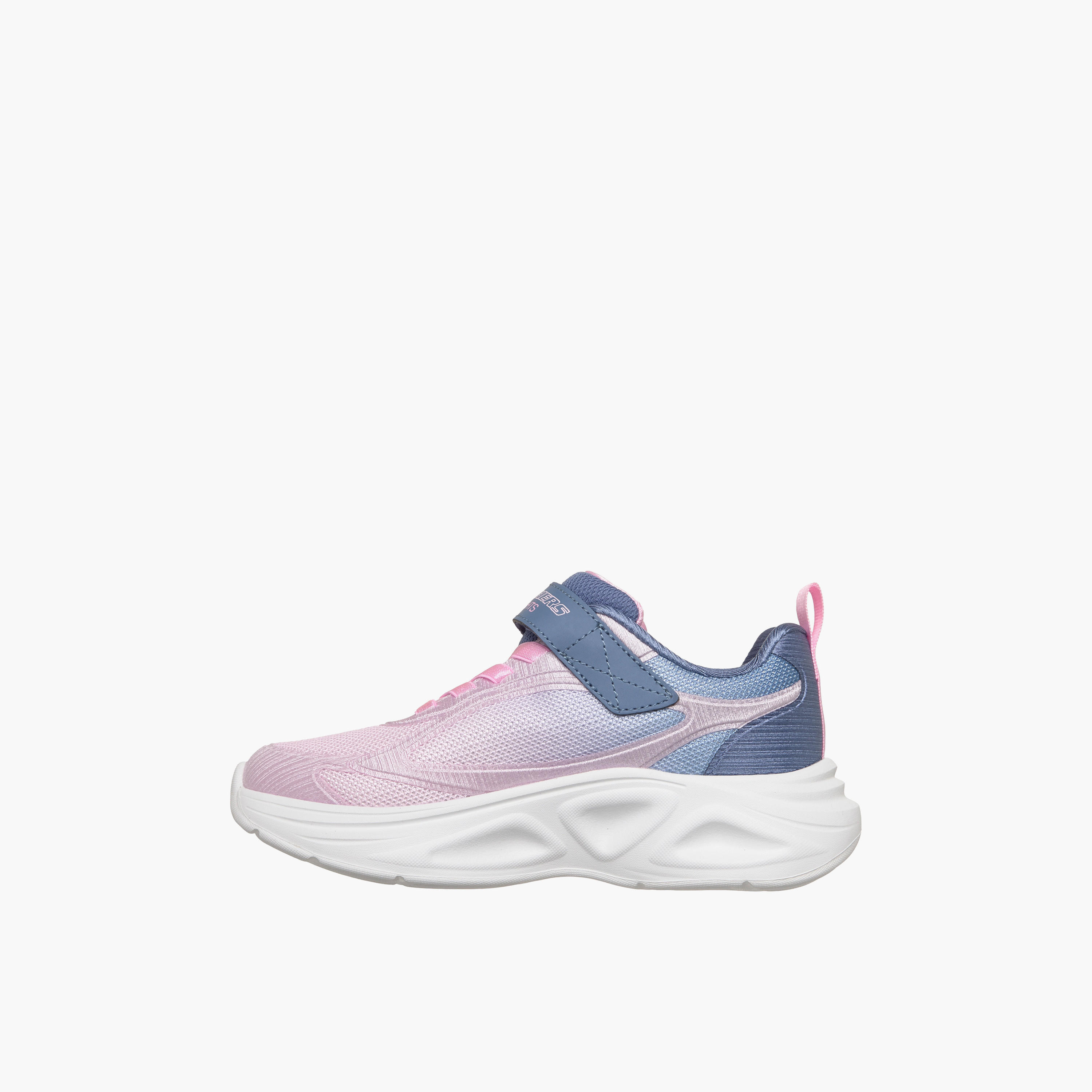 Skechers Girls SOLA GLOW 2.0 Hook & Loop Sneakers - 303729L-GYPK-CP-girls-shoes-sneakers-image-6