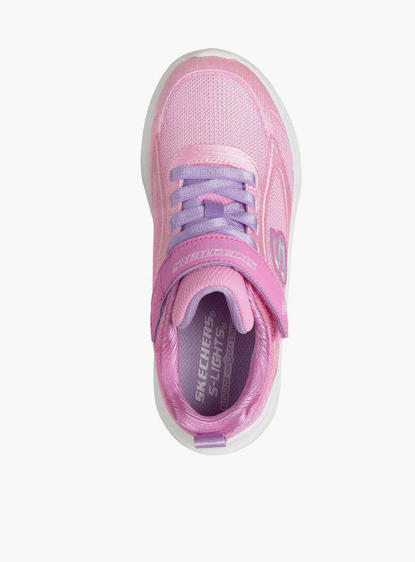Skechers Girls Sola Glow 2.0 Hook & Loop Sneakers-girls-shoes-sneakers-image-3