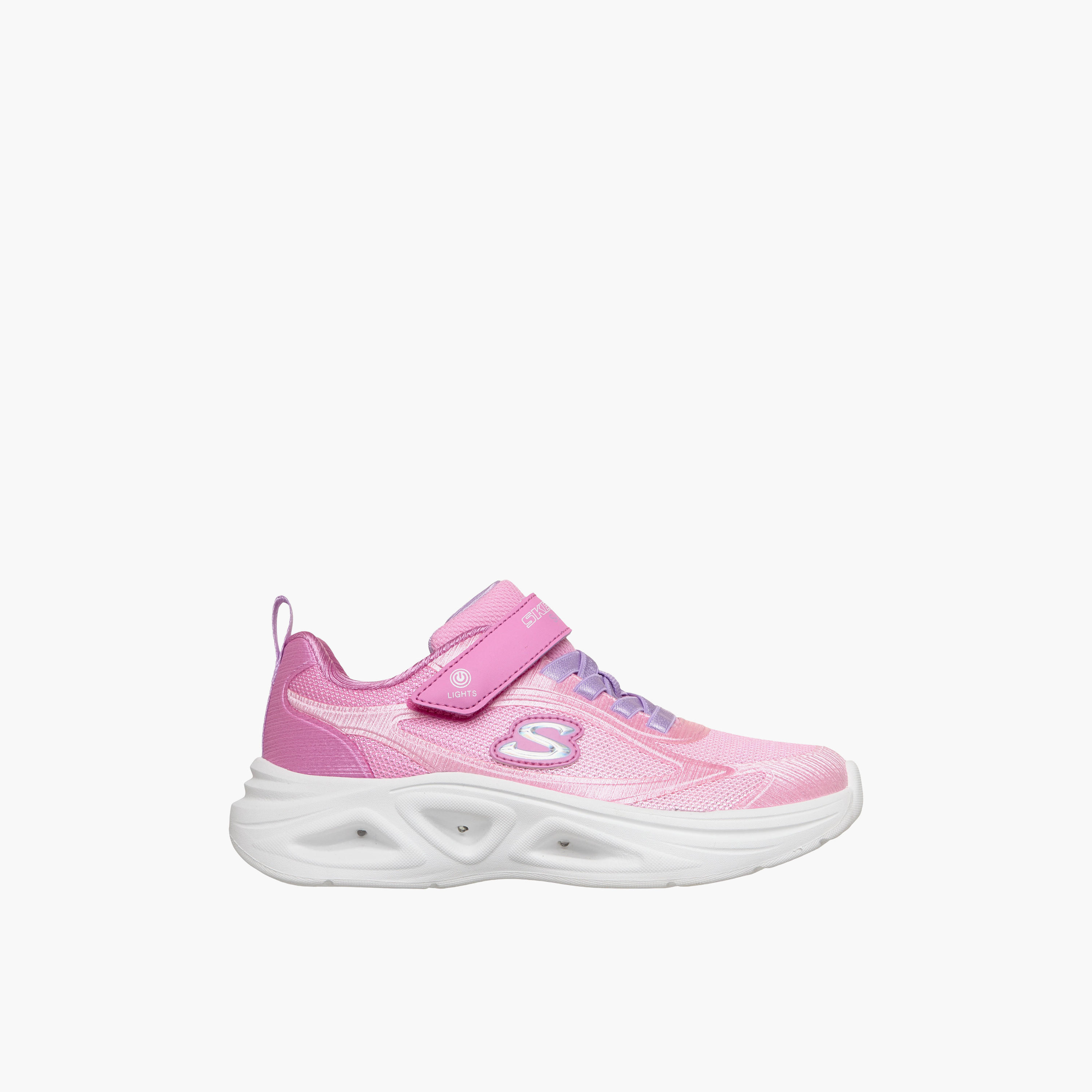 Skechers Girls Sola Glow 2.0 Hook & Loop Sneakers-girls-shoes-sneakers-image-4