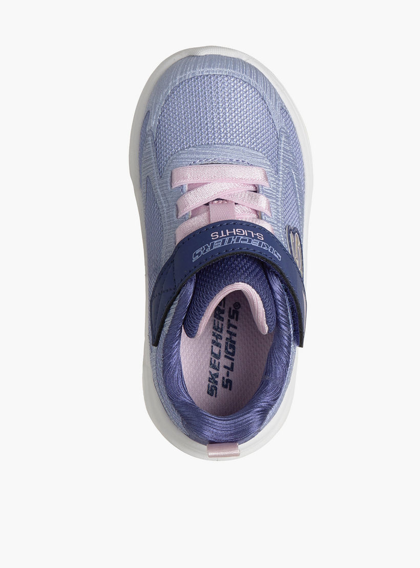 Skechers Girls SOLA GLOW 2.0 Hook & Loop Sneakers-girls-shoes-sneakers-image-2