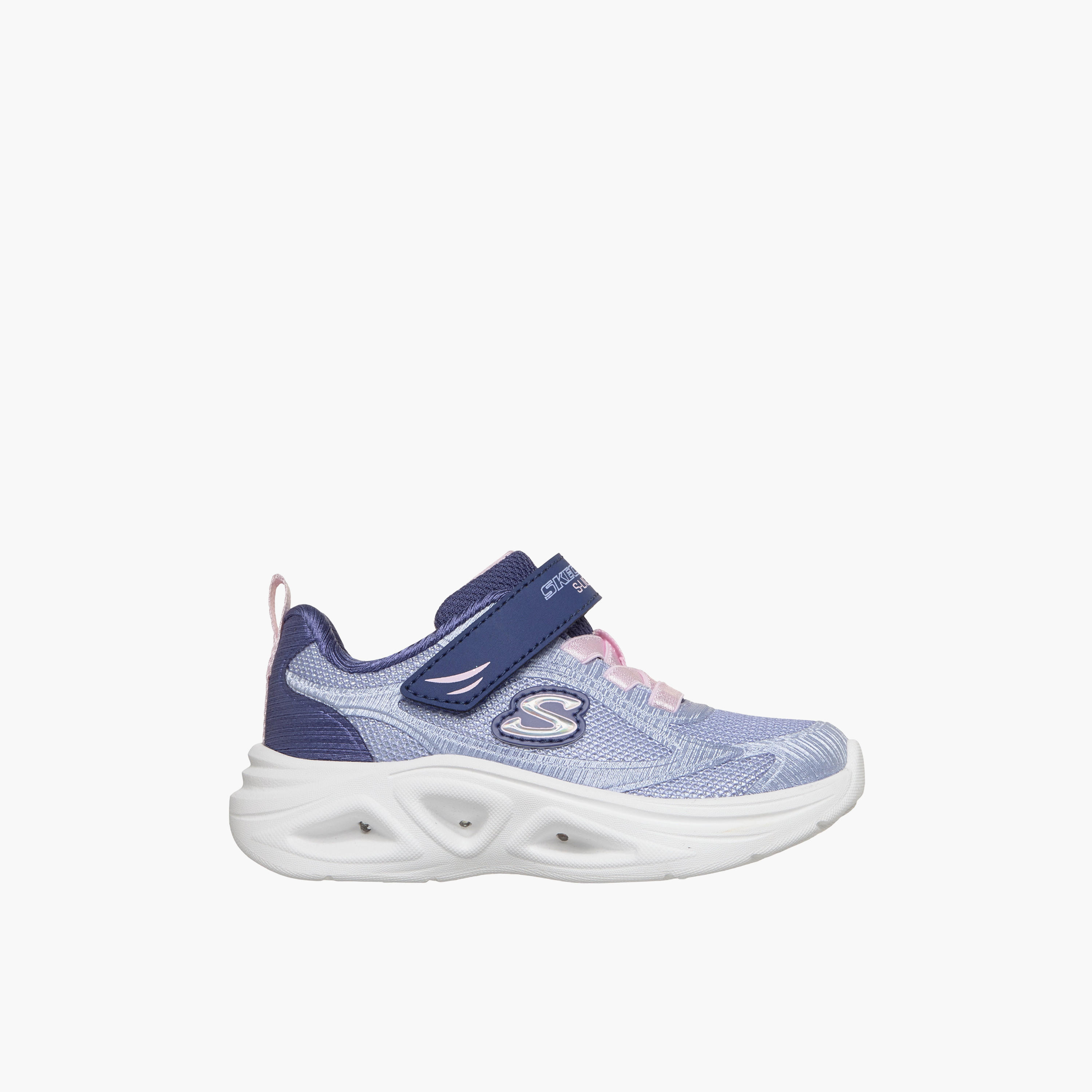 Skechers Girls SOLA GLOW 2.0 Hook & Loop Sneakers-girls-shoes-sneakers-image-3