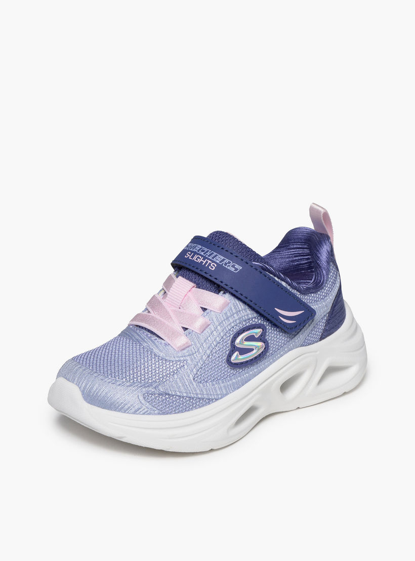 Skechers Girls SOLA GLOW 2.0 Hook & Loop Sneakers-girls-shoes-sneakers-image-4