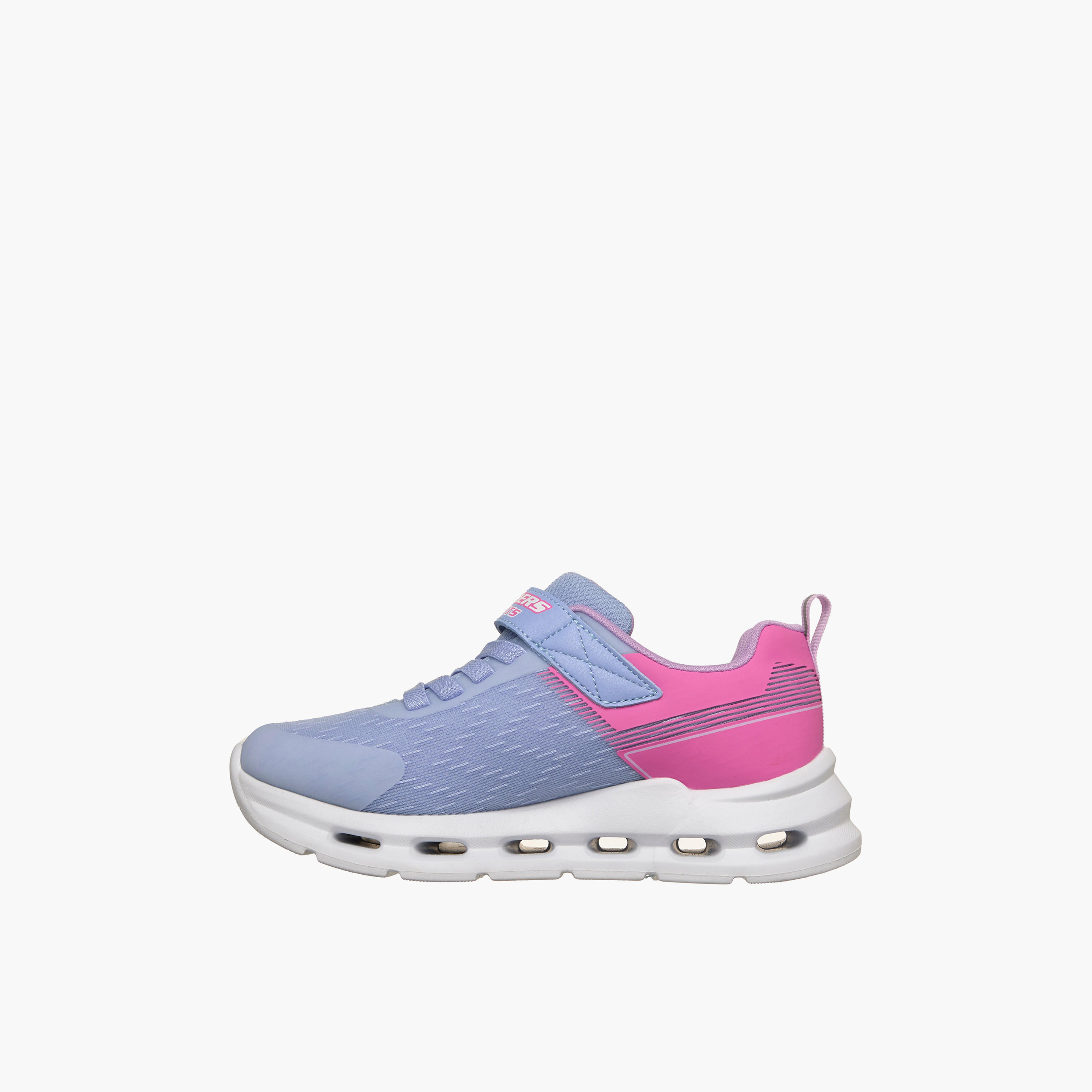 Skechers Girls GLIDE-STEP LIGHTS Hook & Loop Light-Up Ankle Sneakers-girls-shoes-sneakers-image-6