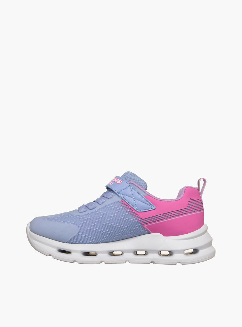 Skechers Girls GLIDE-STEP LIGHTS Hook & Loop Light-Up Ankle Sneakers-girls-shoes-sneakers-image-6