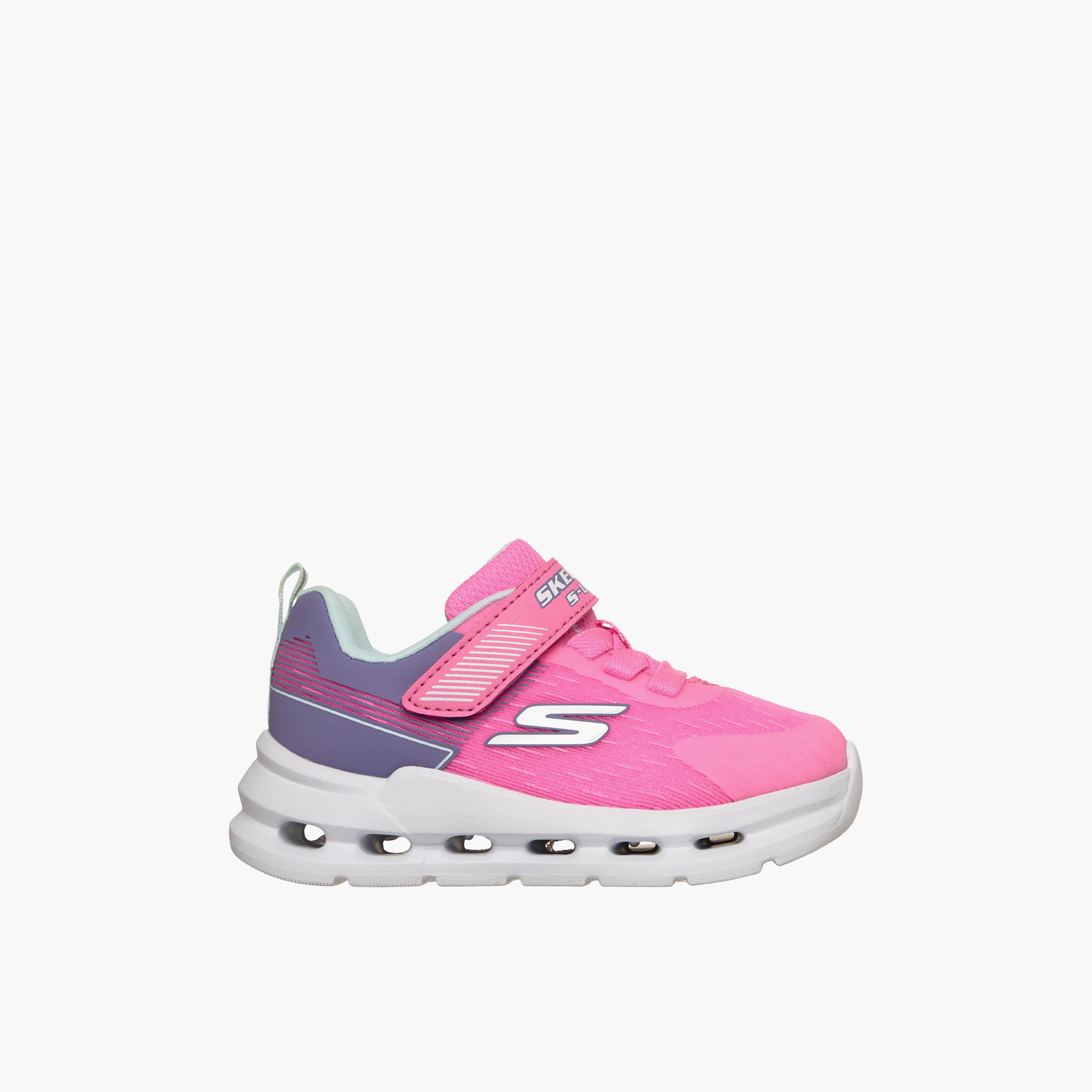 Skechers Girls GLIDE-STEP LIGHTS Hook & Loop Sneakers-girls-shoes-sneakers-image-3
