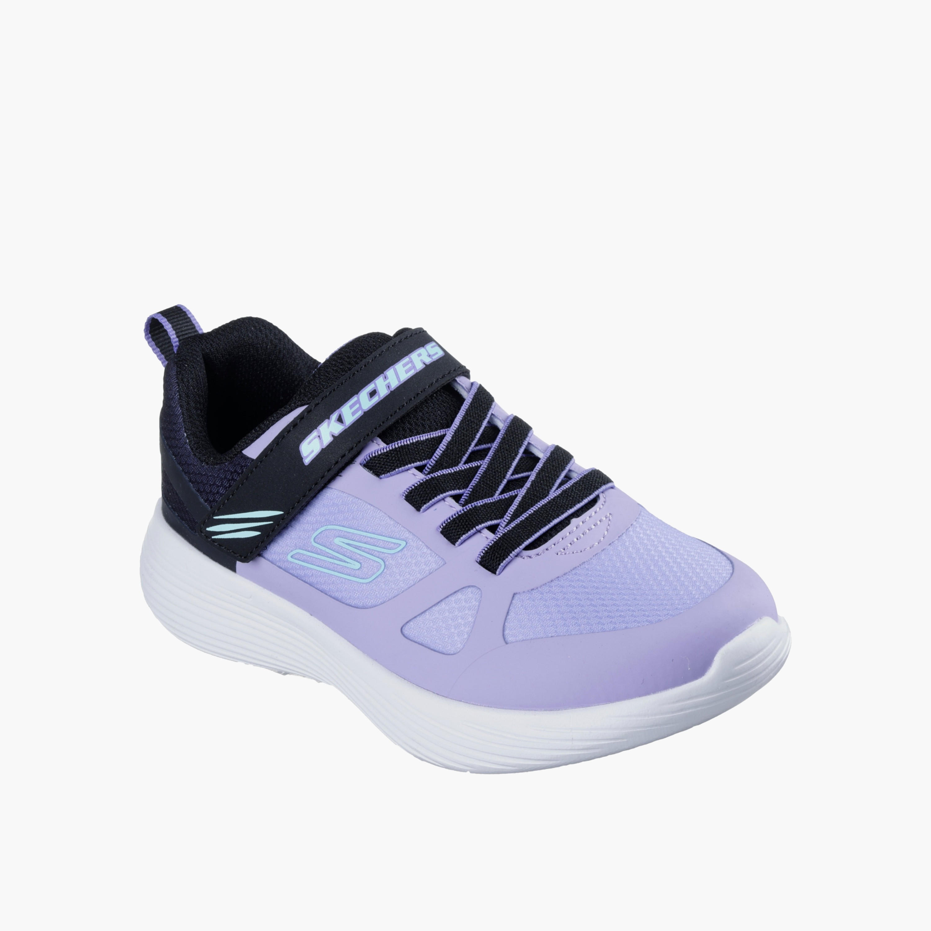Skechers Girls Hook & Loop Sports Shoes-girls-shoes-sneakers-image-4