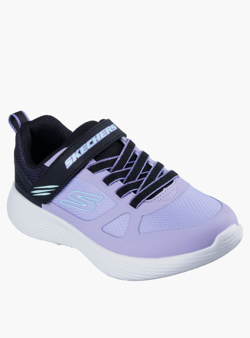 Skechers Girls Hook & Loop Sports Shoes-girls-shoes-sneakers-image-4